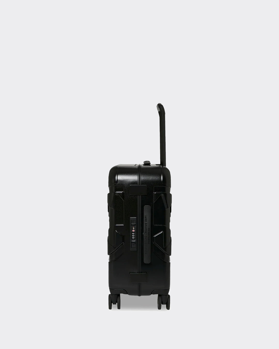 Trolley Carry-On Embossed Gold Tooth Blacked Out