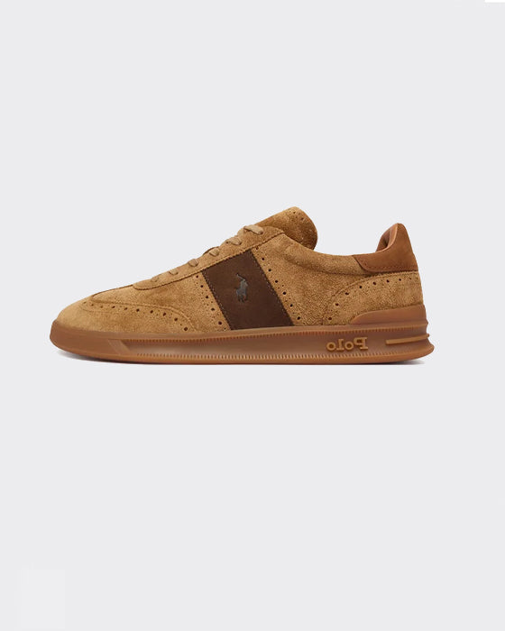 Sneaker Brogue Heritage Aera Suede Desert Tan