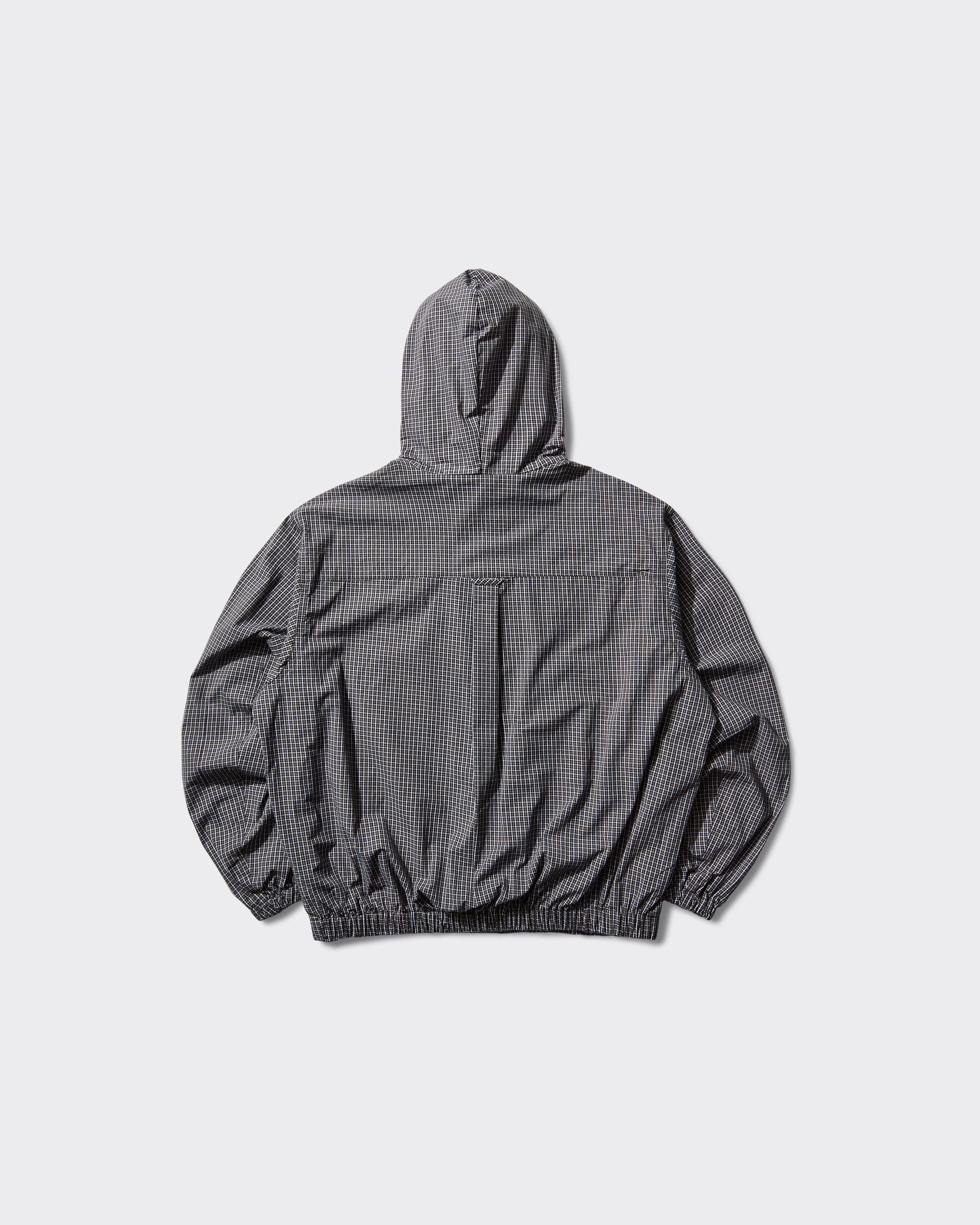 Giacca Gingham Masked Shirt Coffee Brown