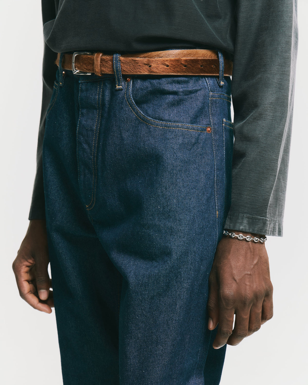Jeans Bootcut Denim Blue Rinse