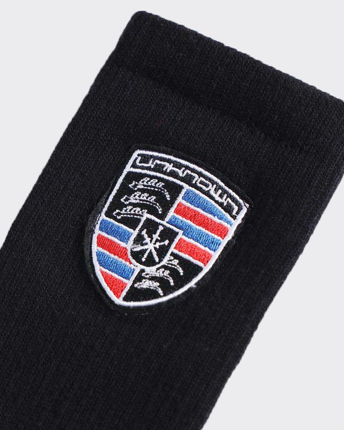 Porsche Badge Socks Black