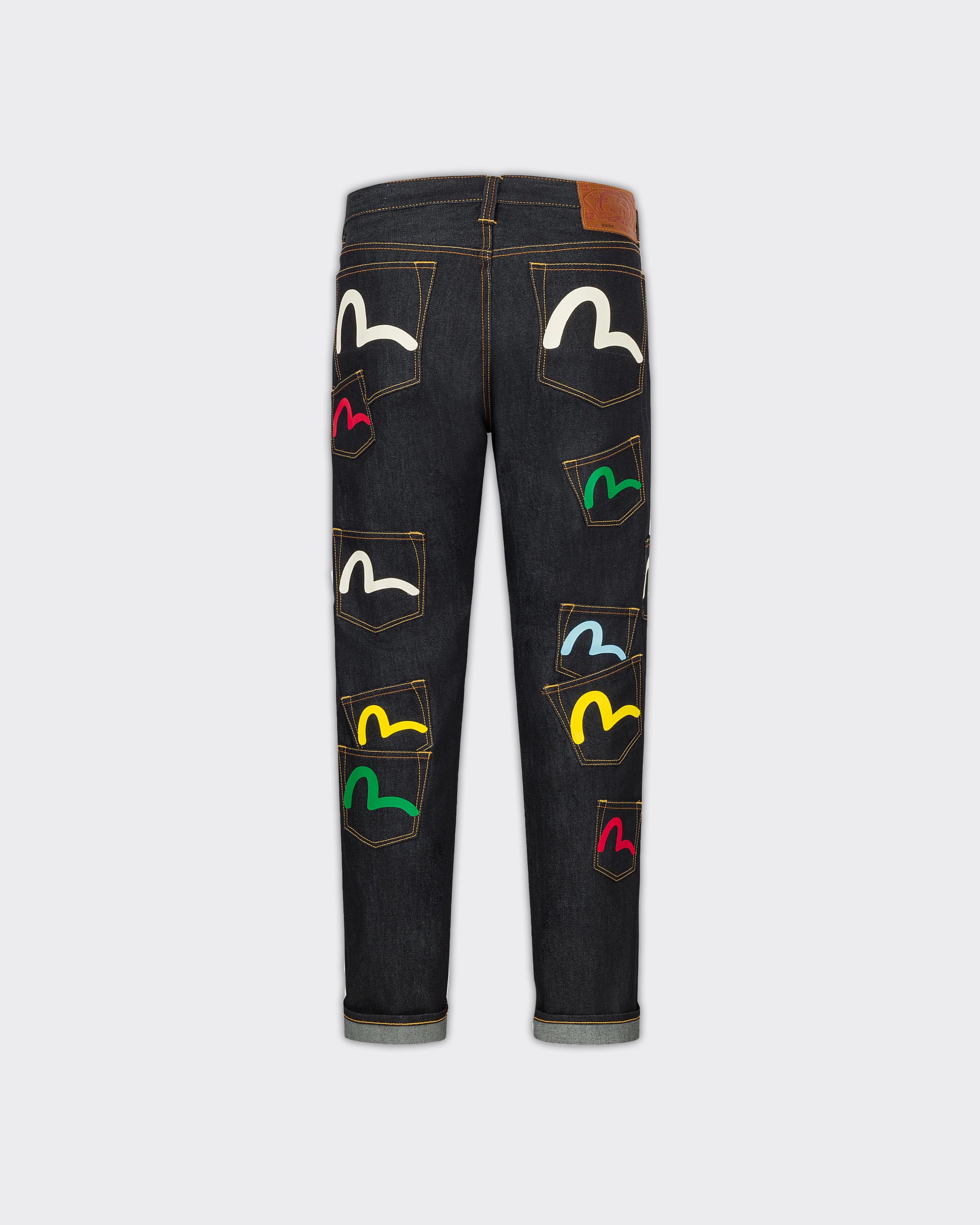 Jeans Multi Pocket Denim Raw Indigo