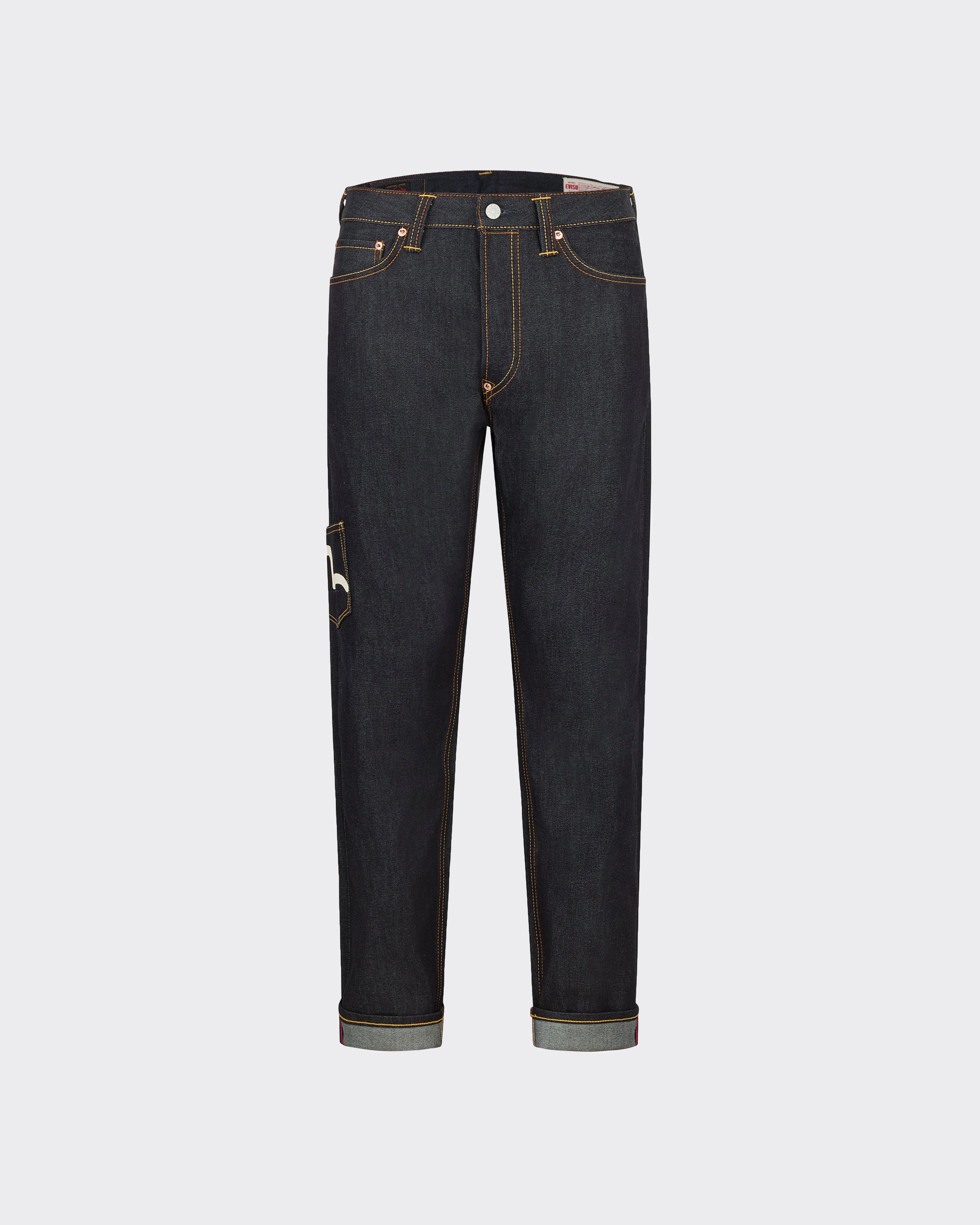 Jeans Multi Pocket Denim Raw Indigo