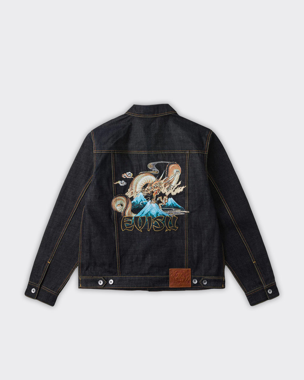 Giacca Whale Emb Denim Rinse Indigo