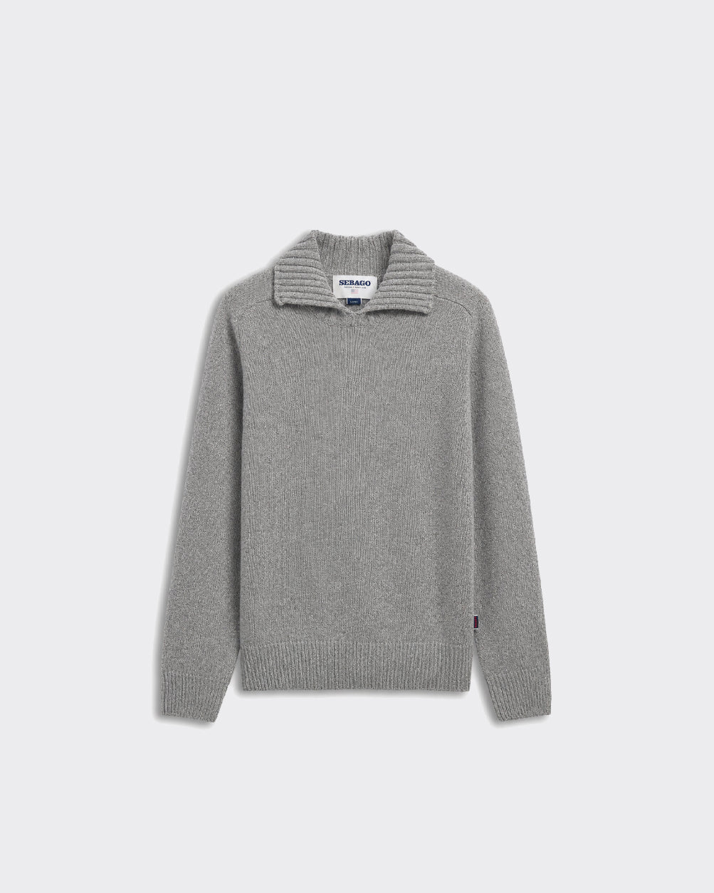 Polo Knit Swiftriver Grey Mel