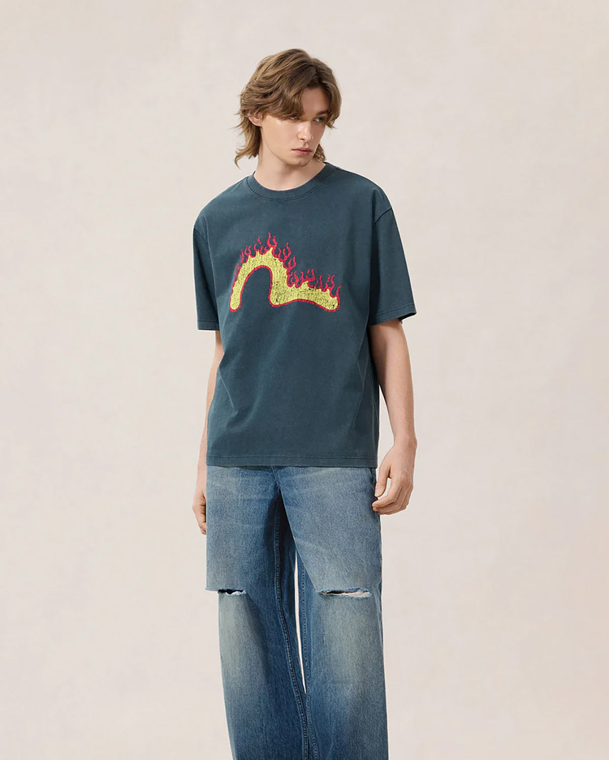 T-Shirt Bold Seagull Blu