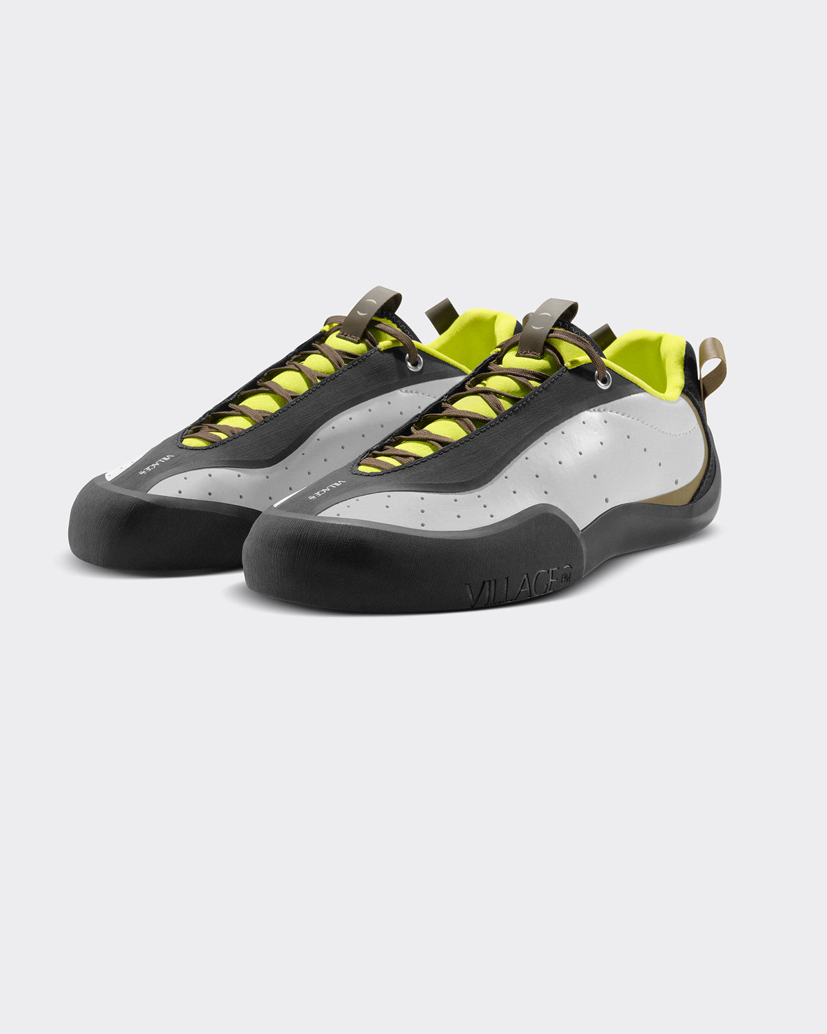 Sneakers 2PM Synthetic Leather White-Lime / Natural Black