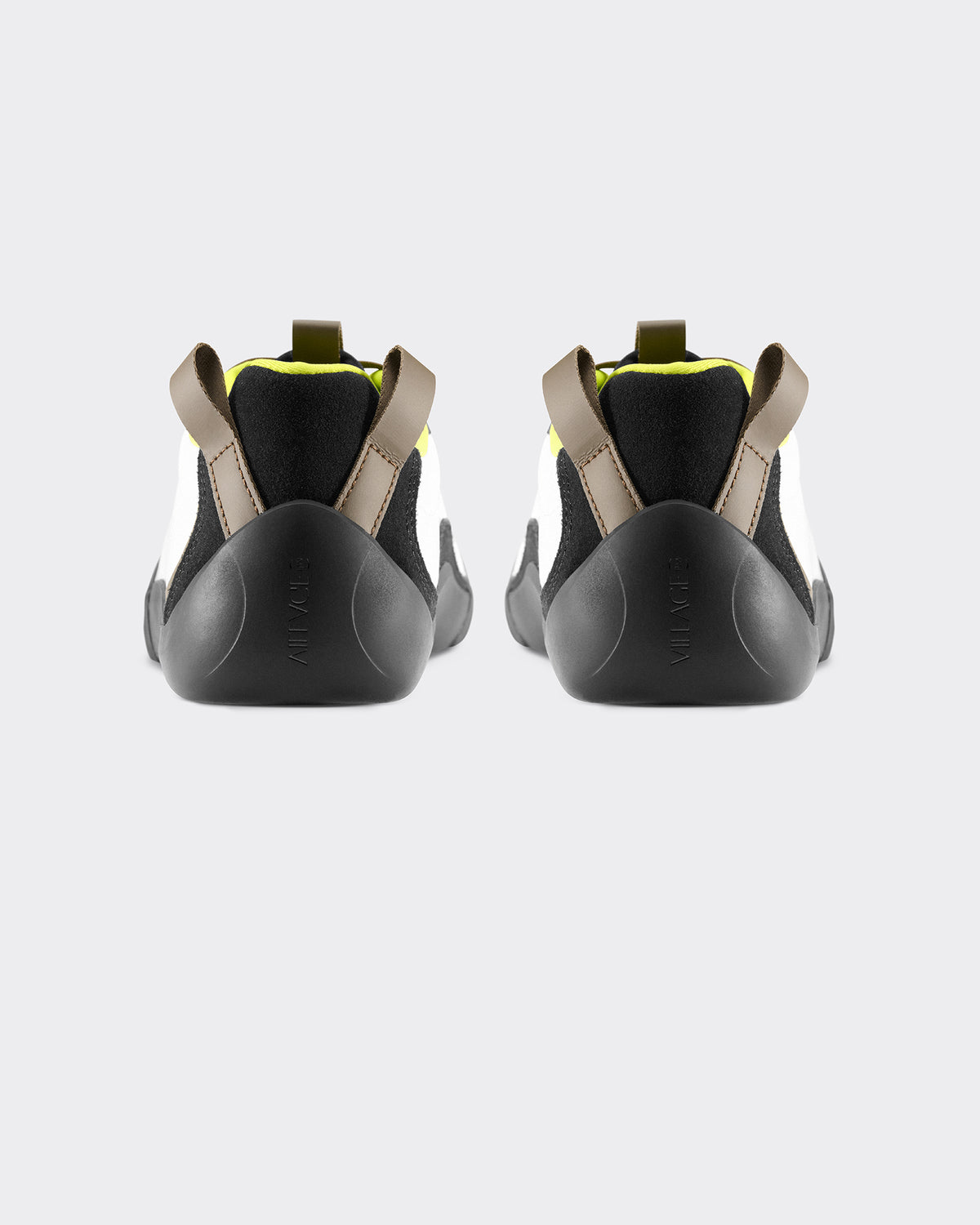 Sneakers 2PM Synthetic Leather White-Lime / Natural Black