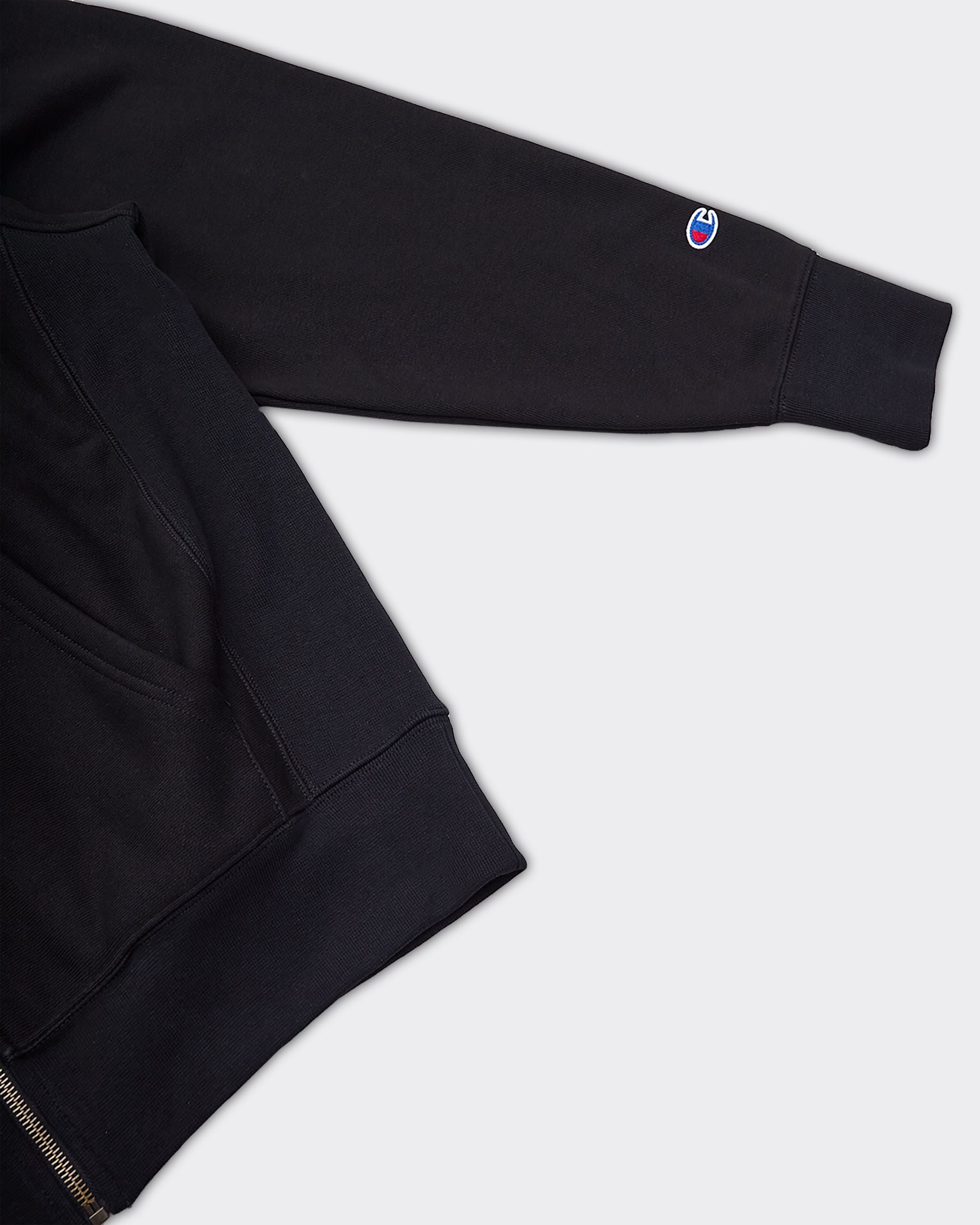 Full Zip Hoodie Black