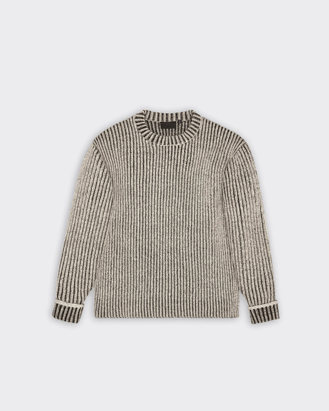 Crewneck Knit Sapa Vintage Bianco/Nero