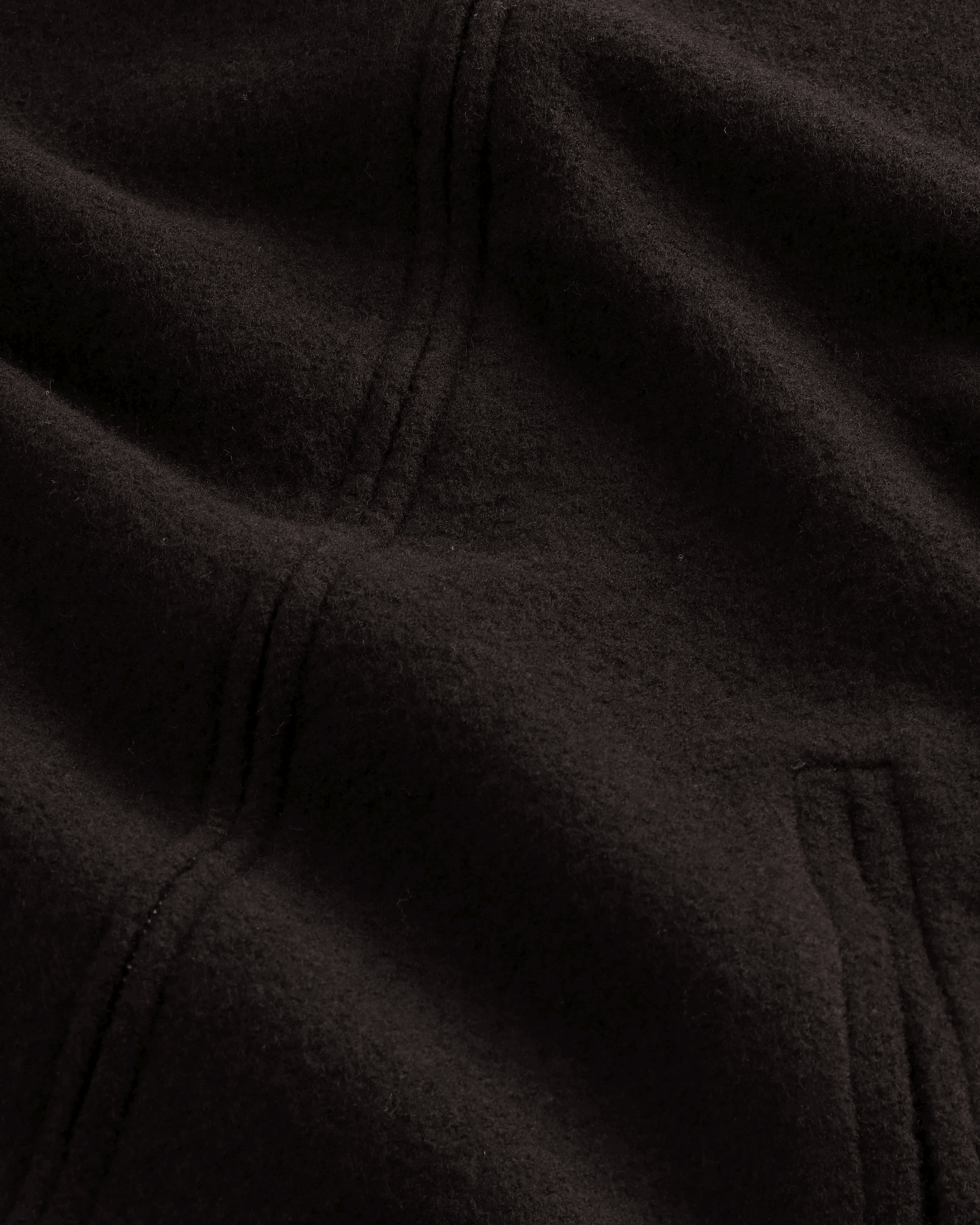 Felpa Boiled Merino Full Zip Deep Truffle