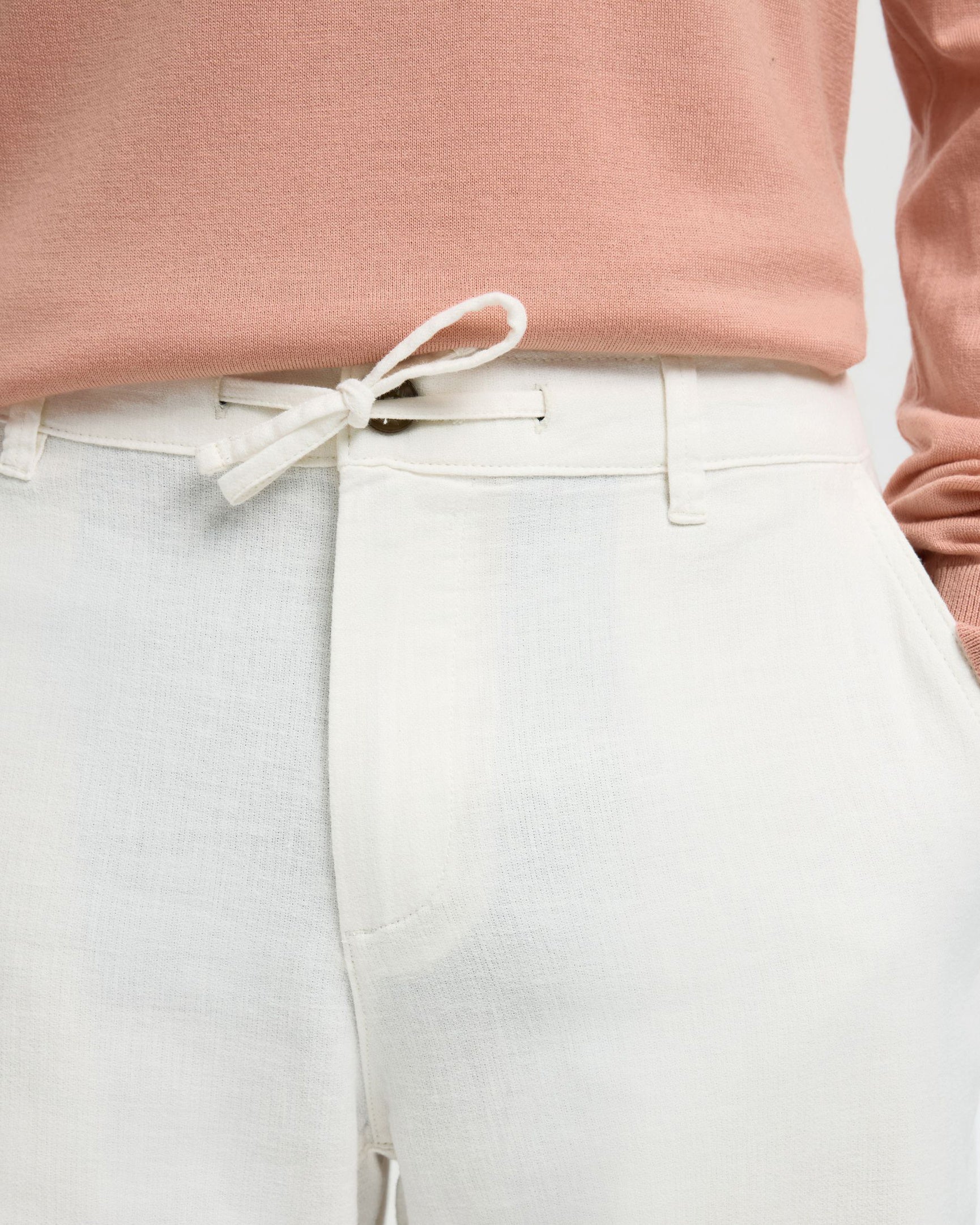 Pantalone Brody Loose Linen Cloud Dancer