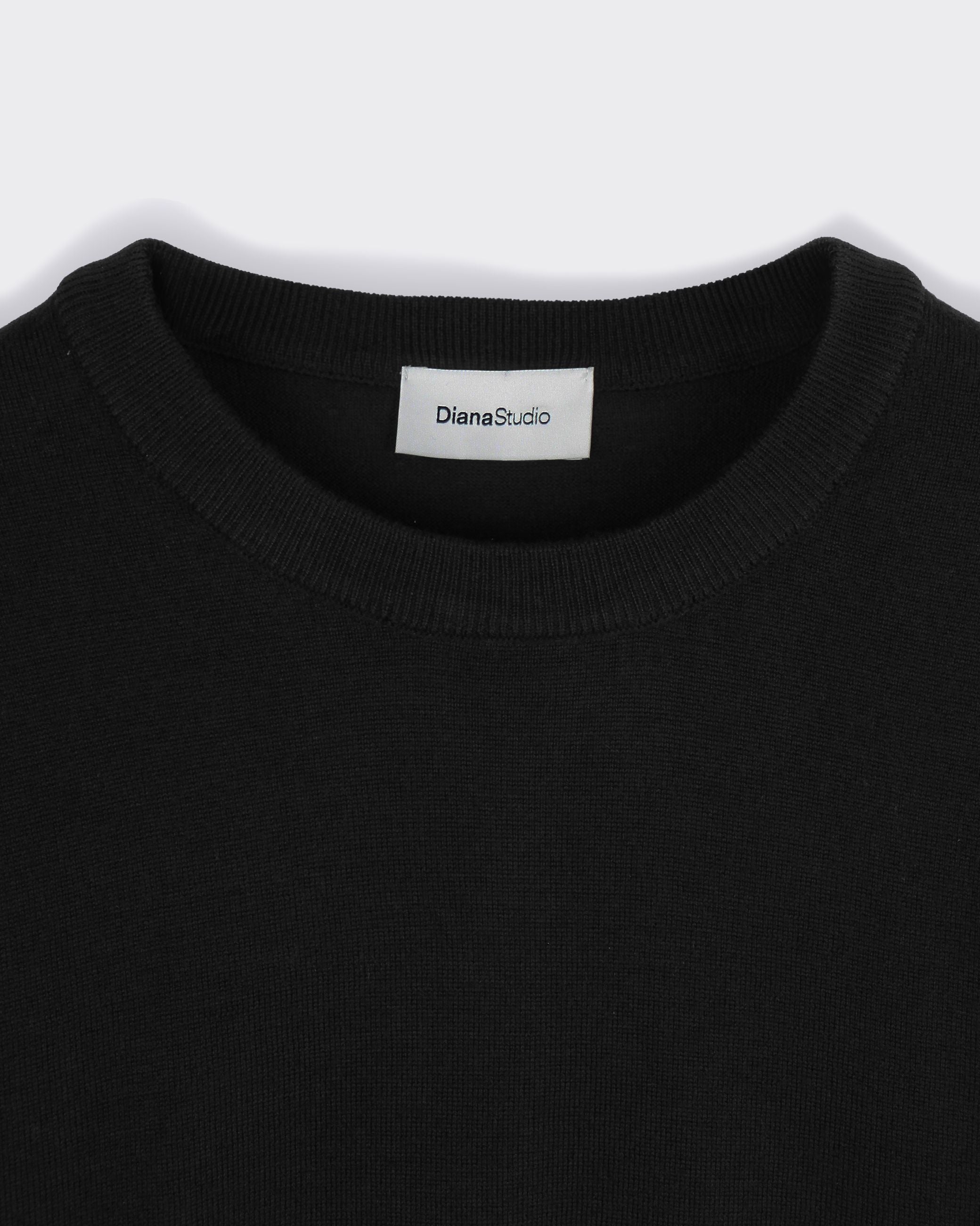 Crewneck Merino Nera