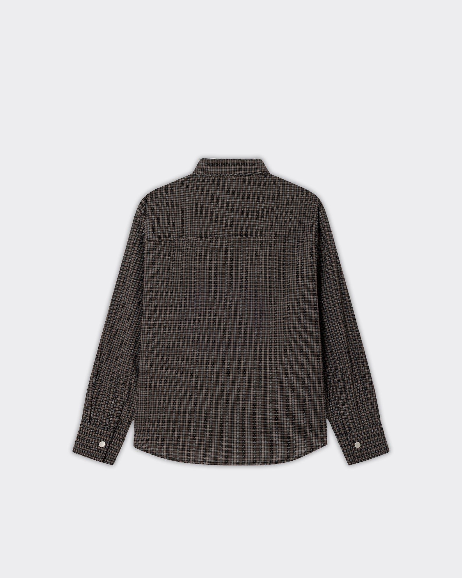 Camicia Beck Snap Checks Marrone