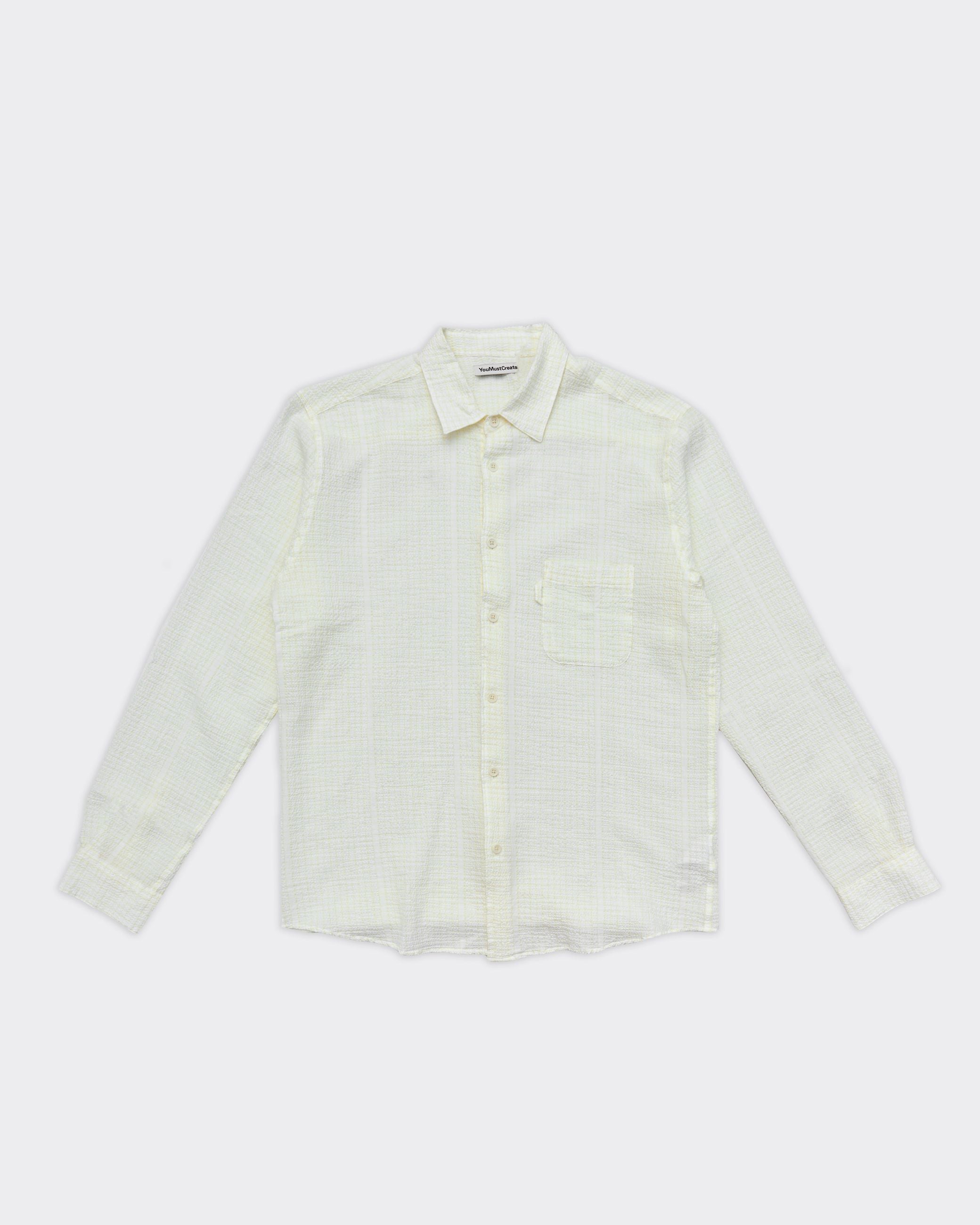 Camicia Curtis White/Yellow