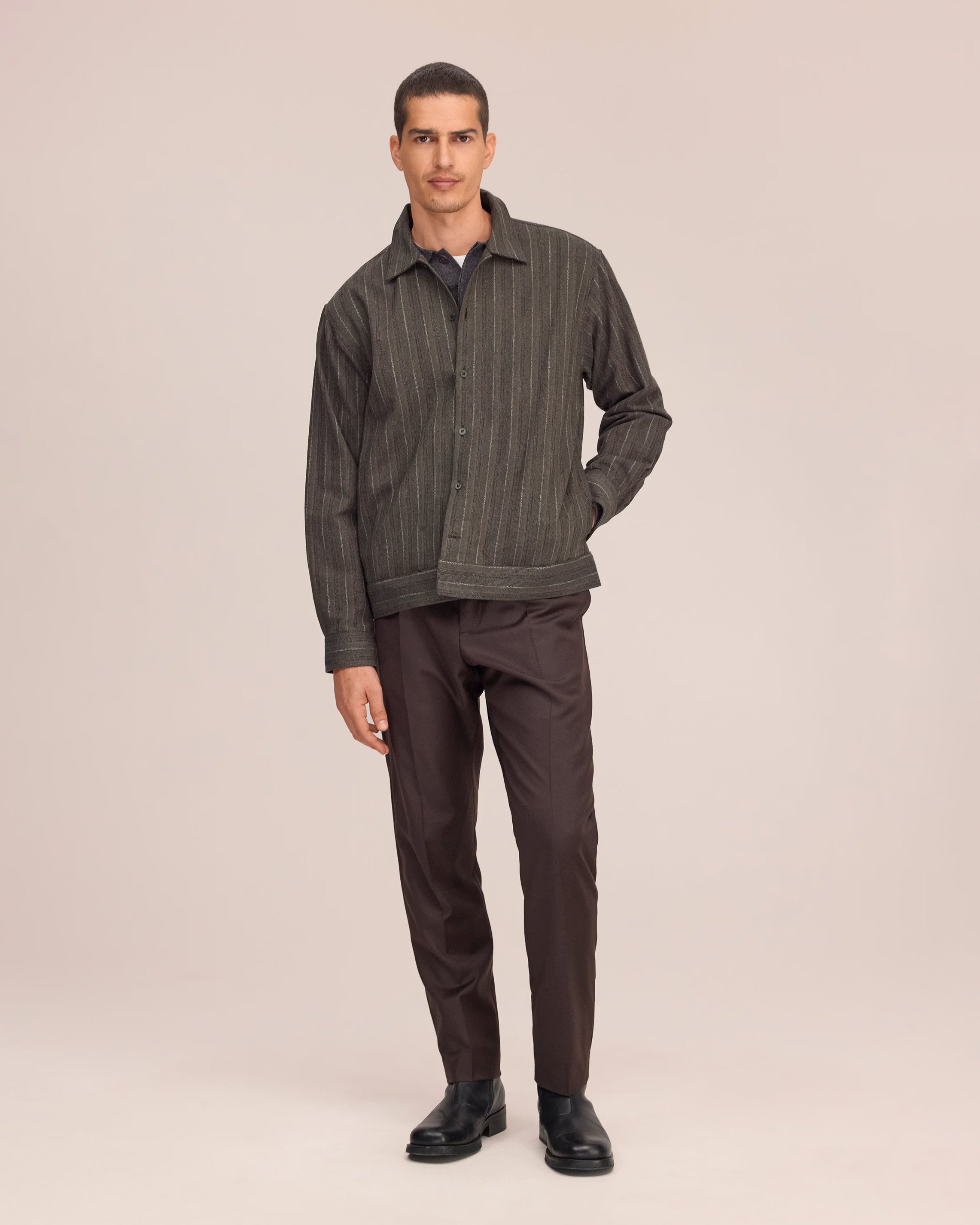 Oveshirt Reed Shadow Moss