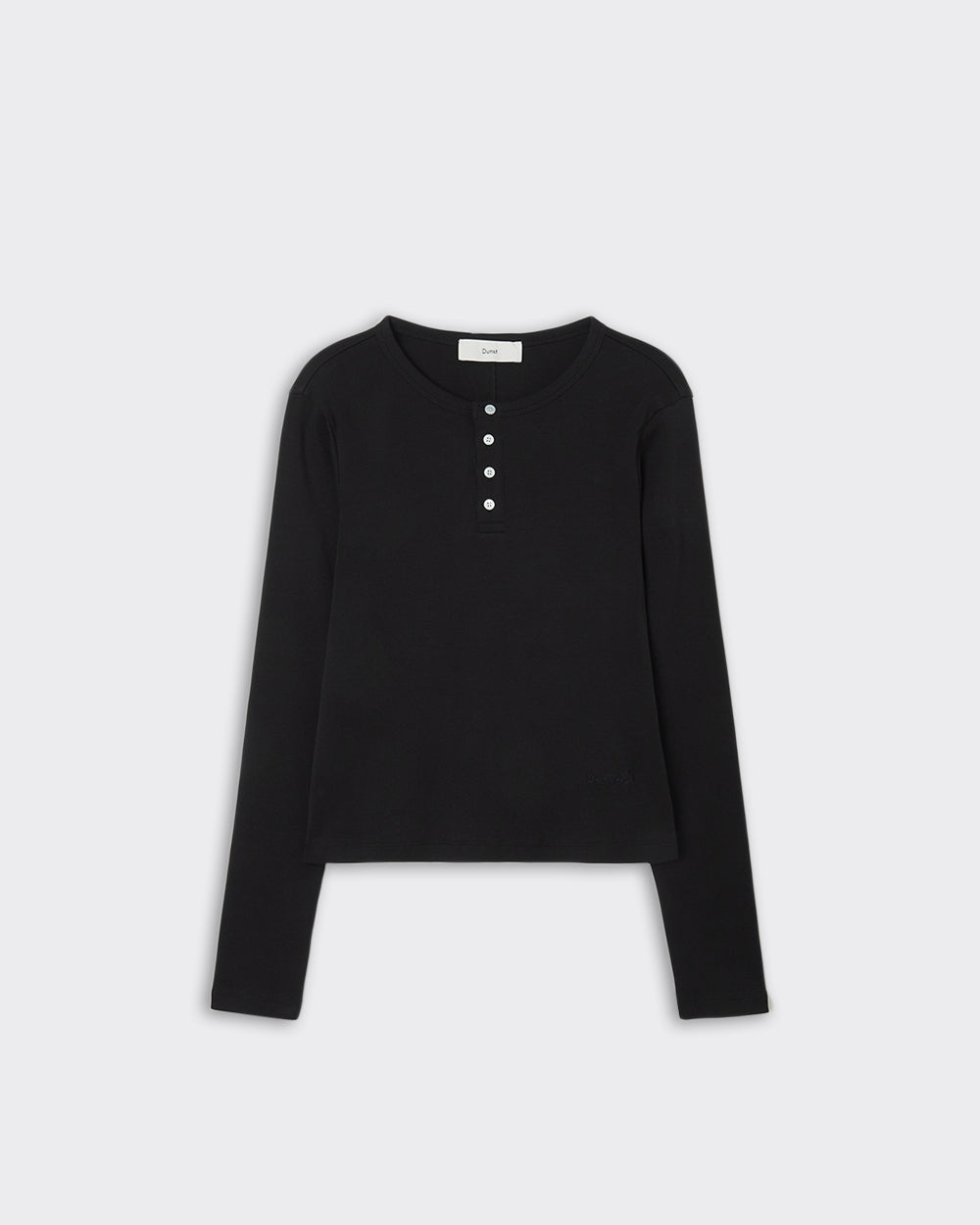 Longsleeve Unisex Henry-Neck Nera