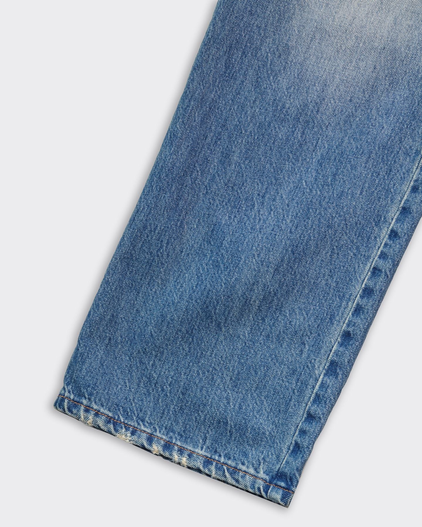 Loose Denim Medium Blue Jeans