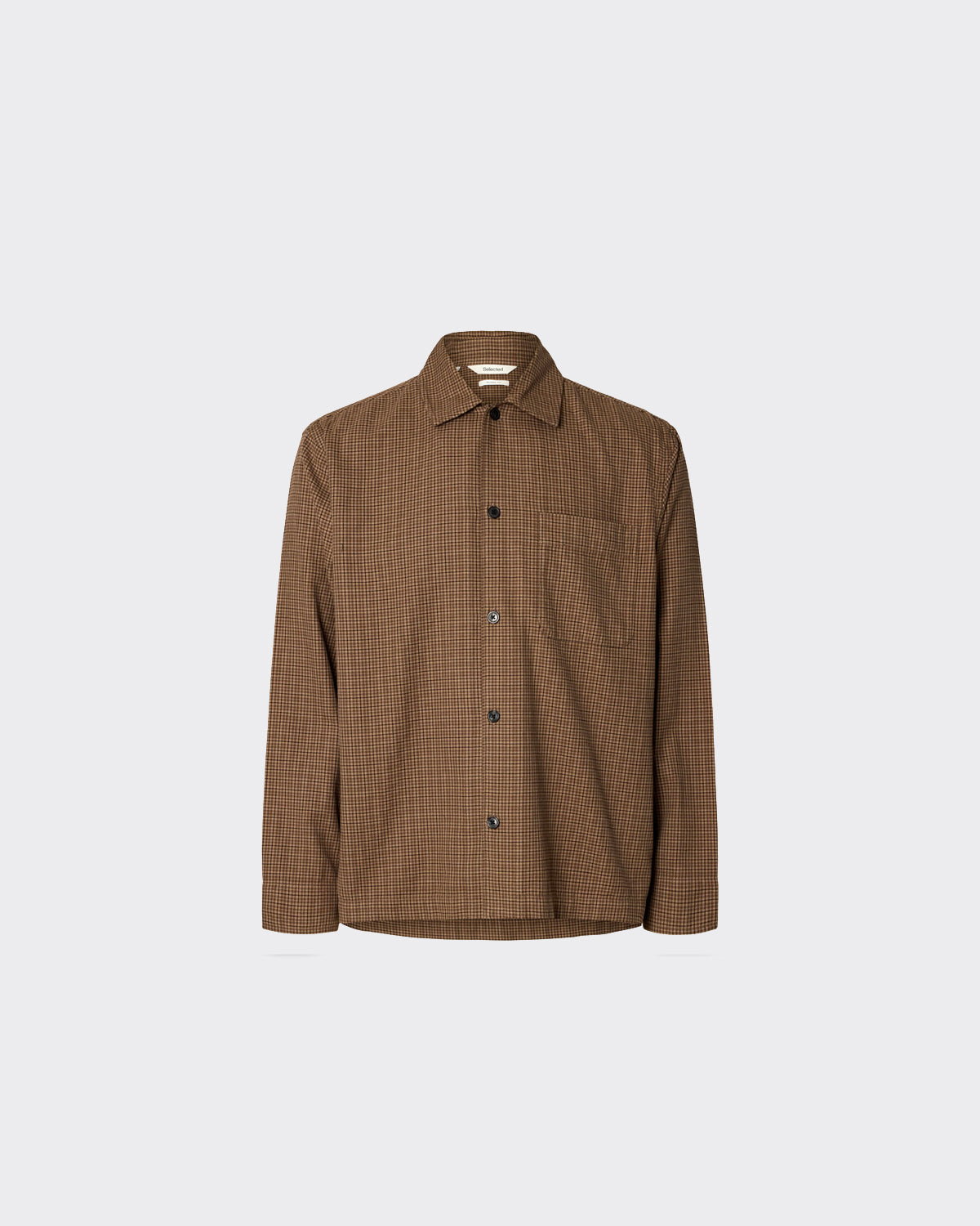 Camicia Noah Brush Twist Twist Greige Brown