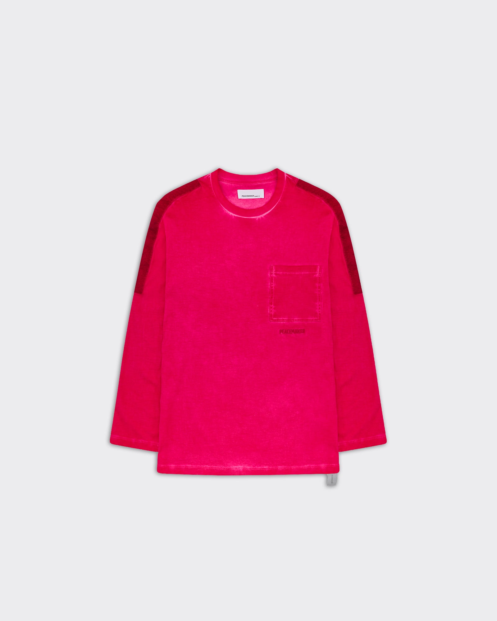 Longsleeve Velcro Applique Cherry Red
