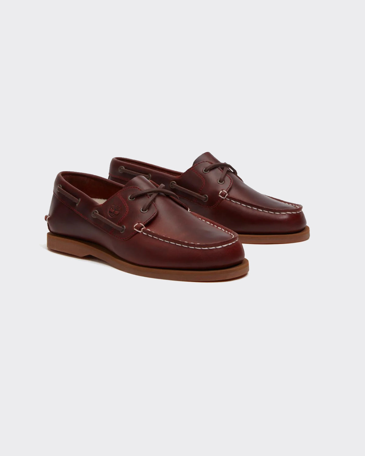 Classic Full Grain Burgundy Boat Shoe