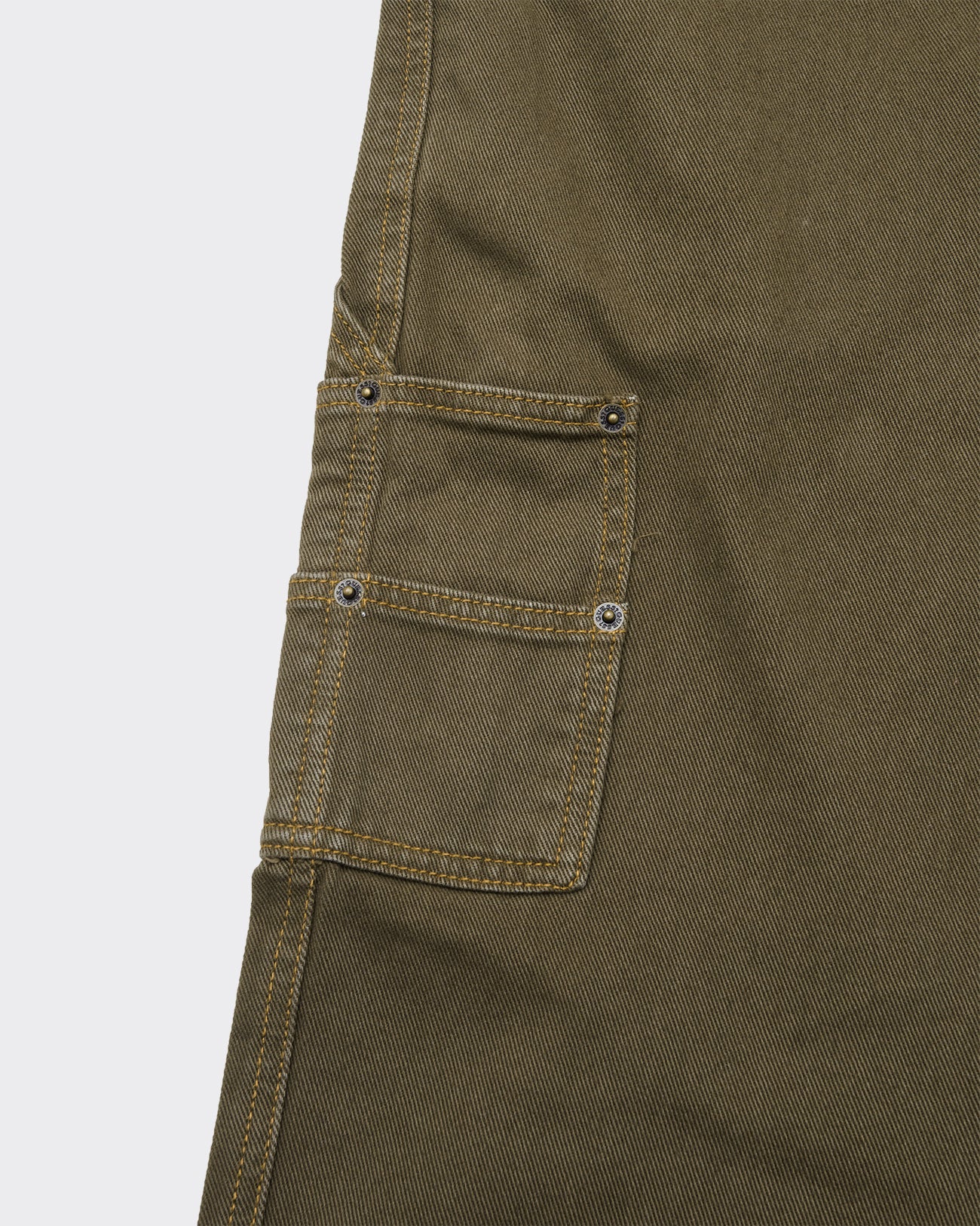 Overdyed Carpenter Vintage Green Trousers