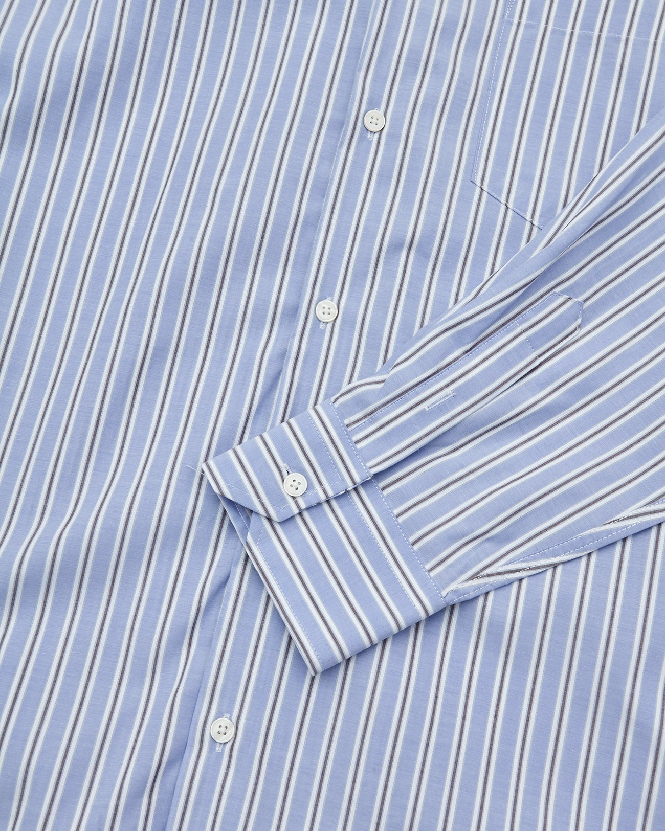 Camicia Nico Poplin Azure Stripes