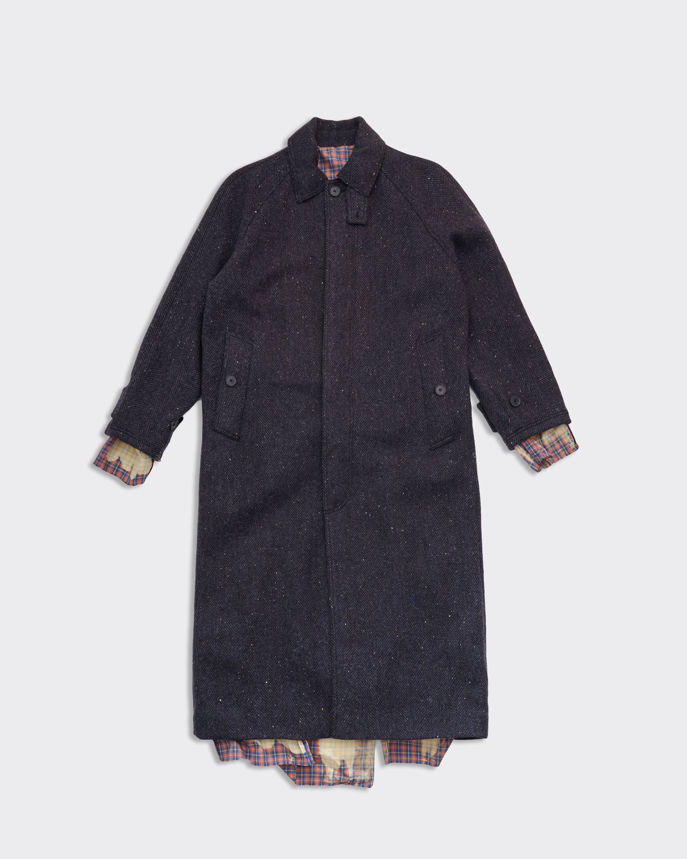 Philip Reversible Carcoat Washed Black coat