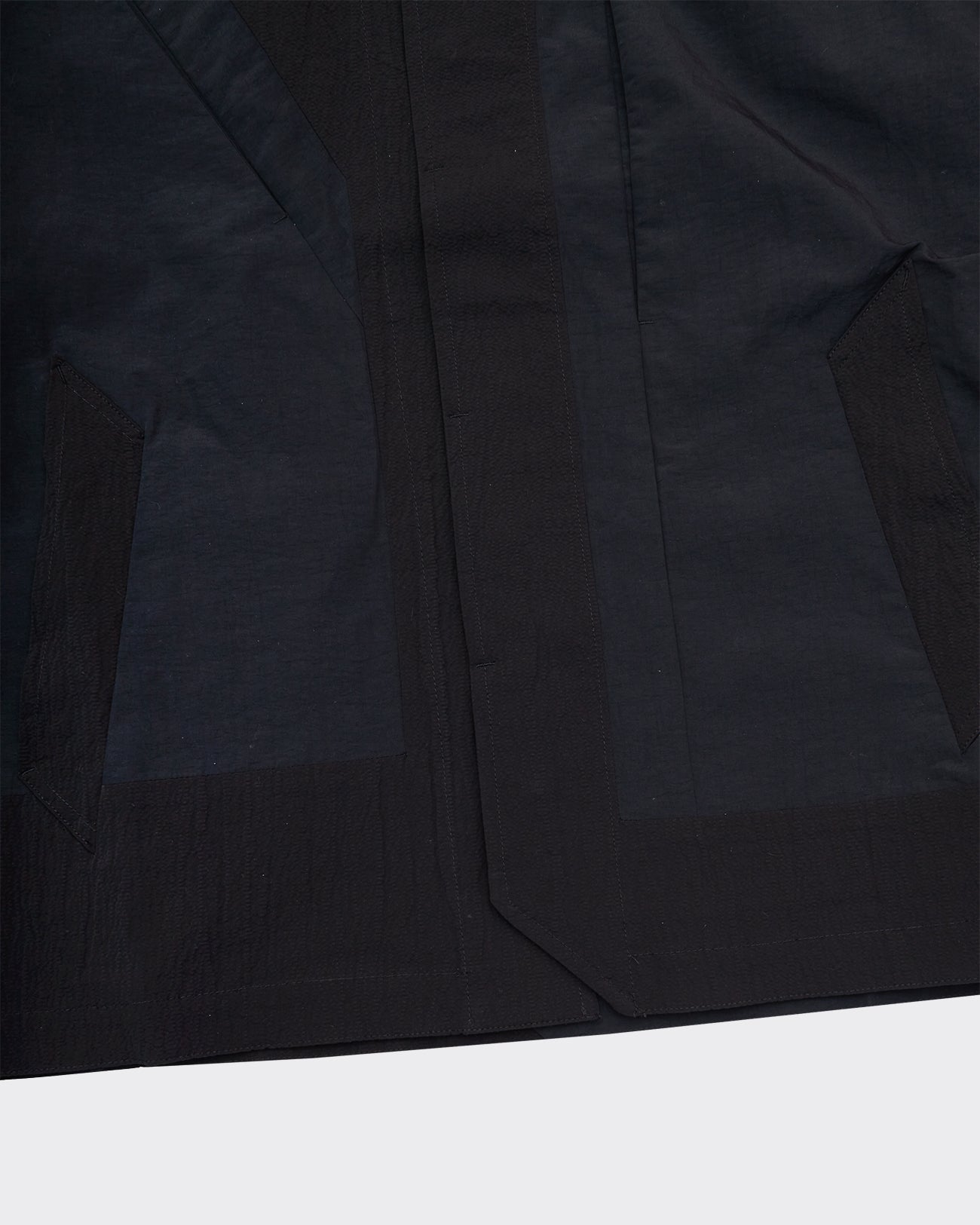 Dual Texture Black Shirt