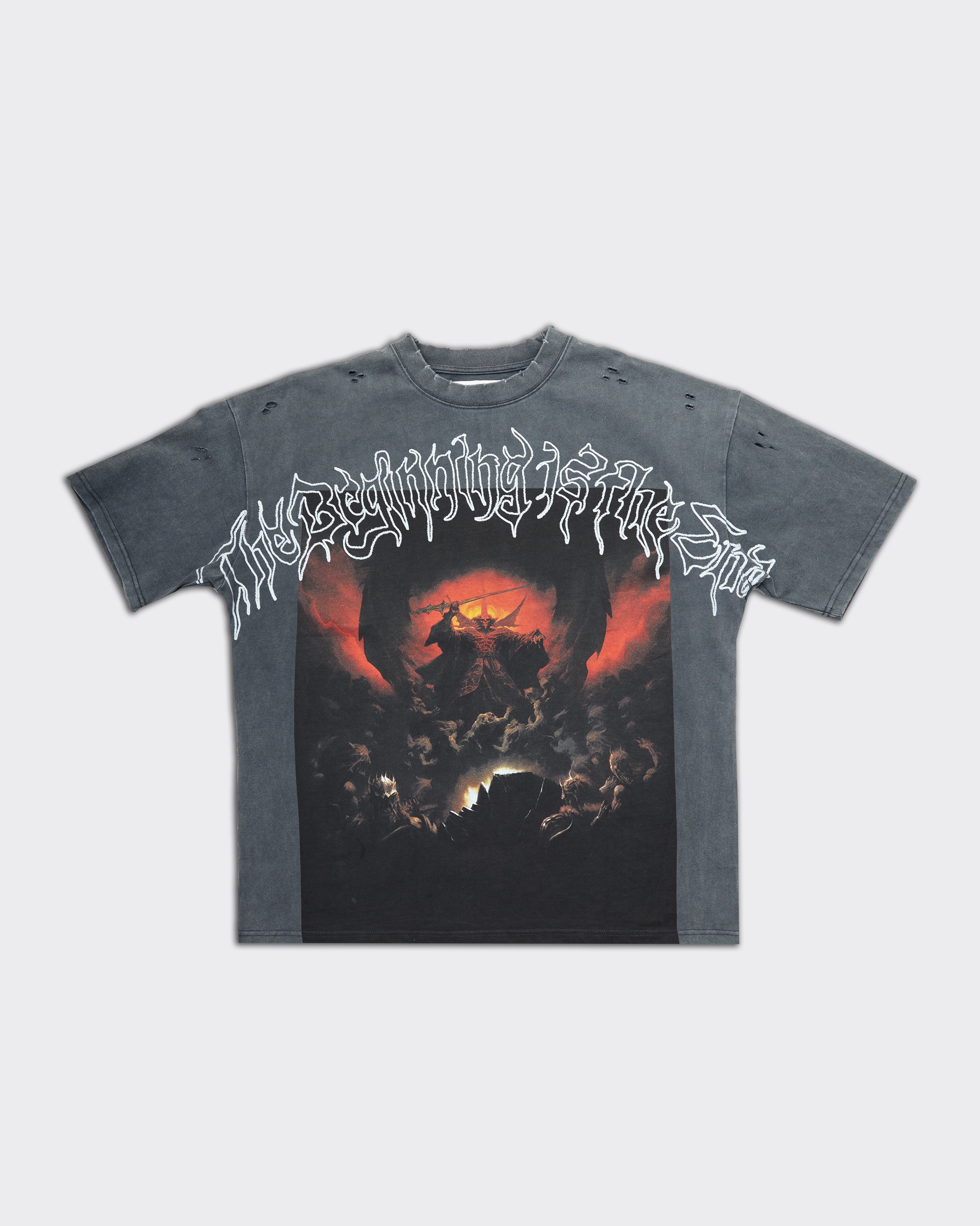 T-Shirt Inferno Washed Grey