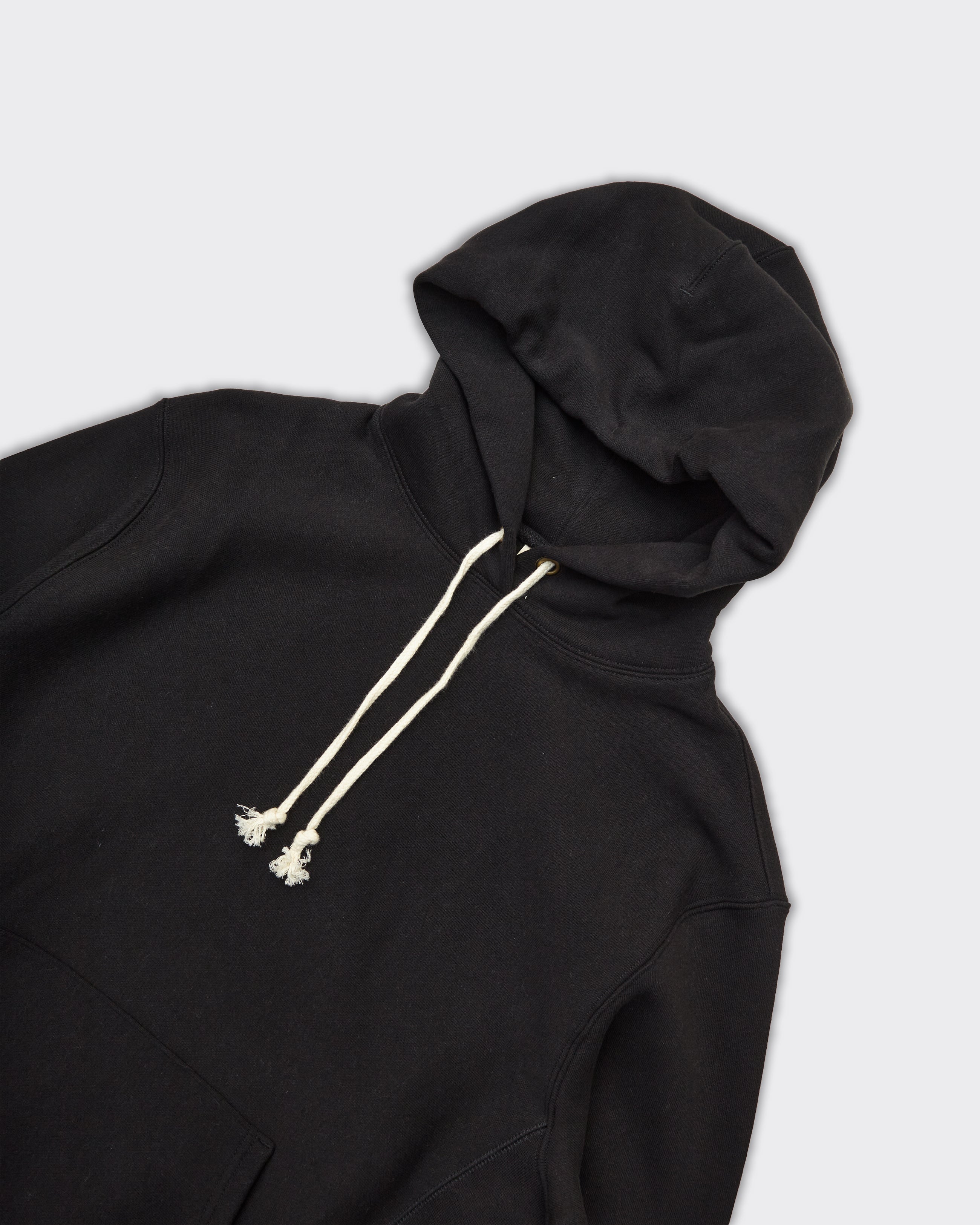 Reverse Weave Hoodie Black