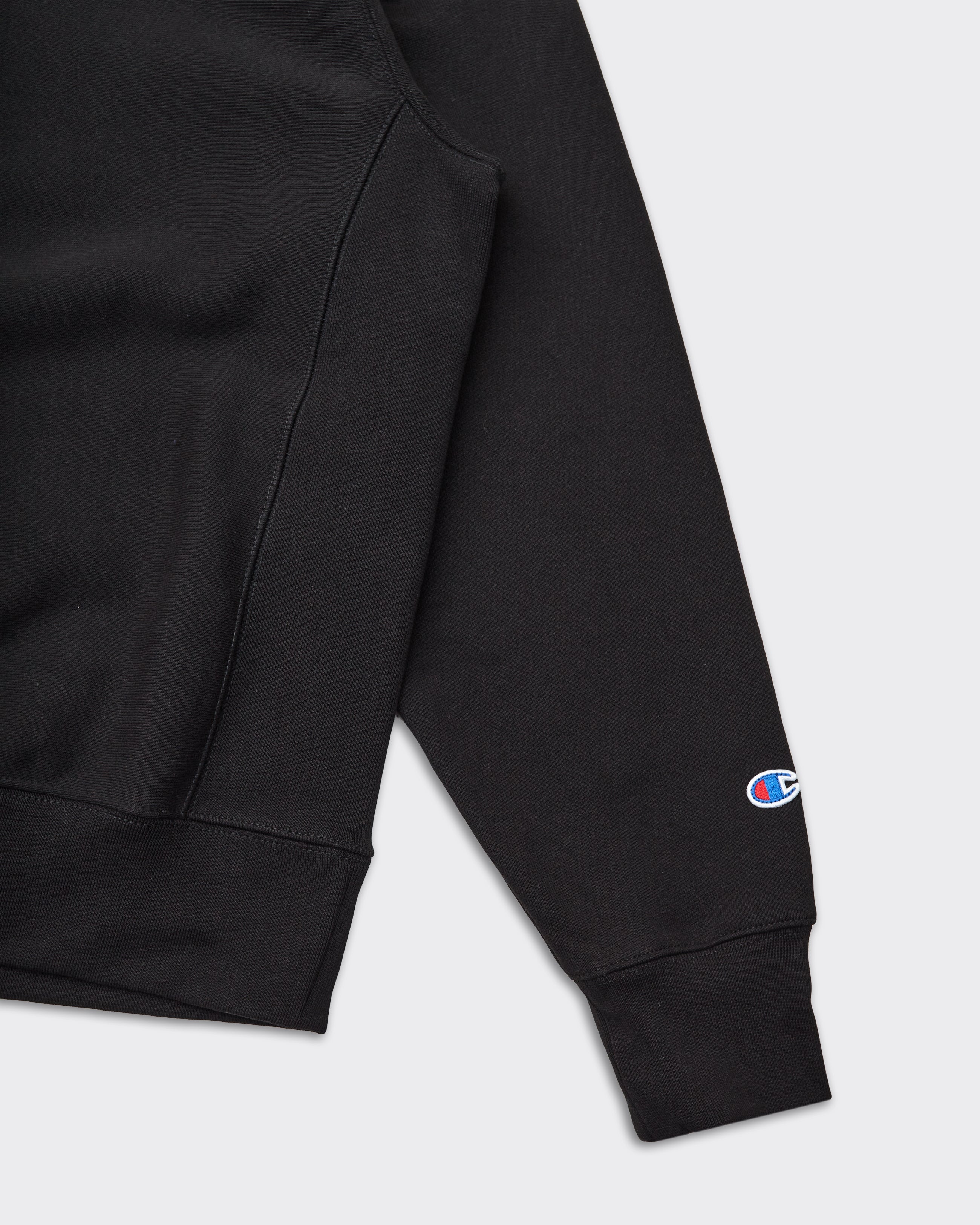 Crewneck Reverse Wave Black