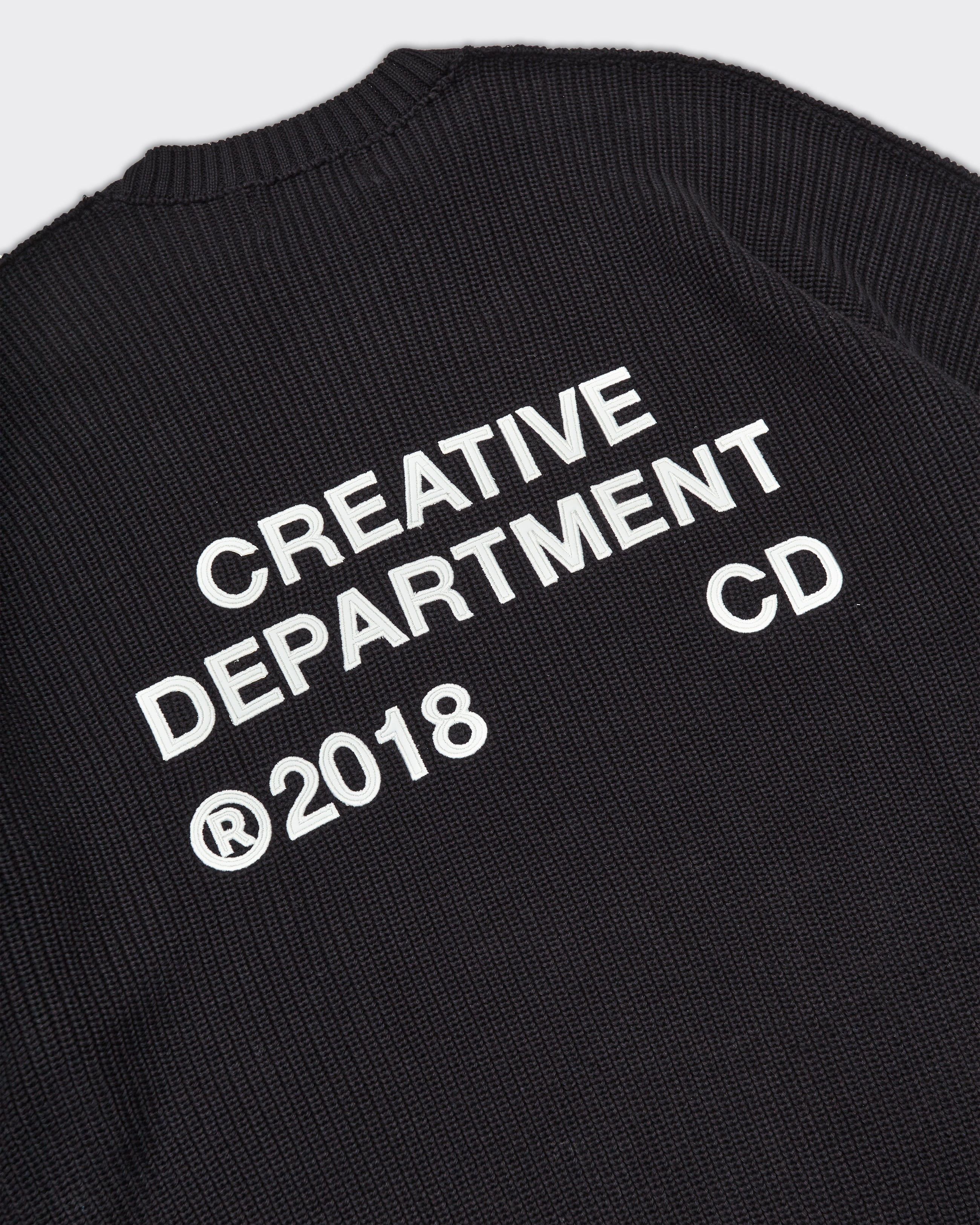 DPT CREATIVE KNIT JUMPER BLACK