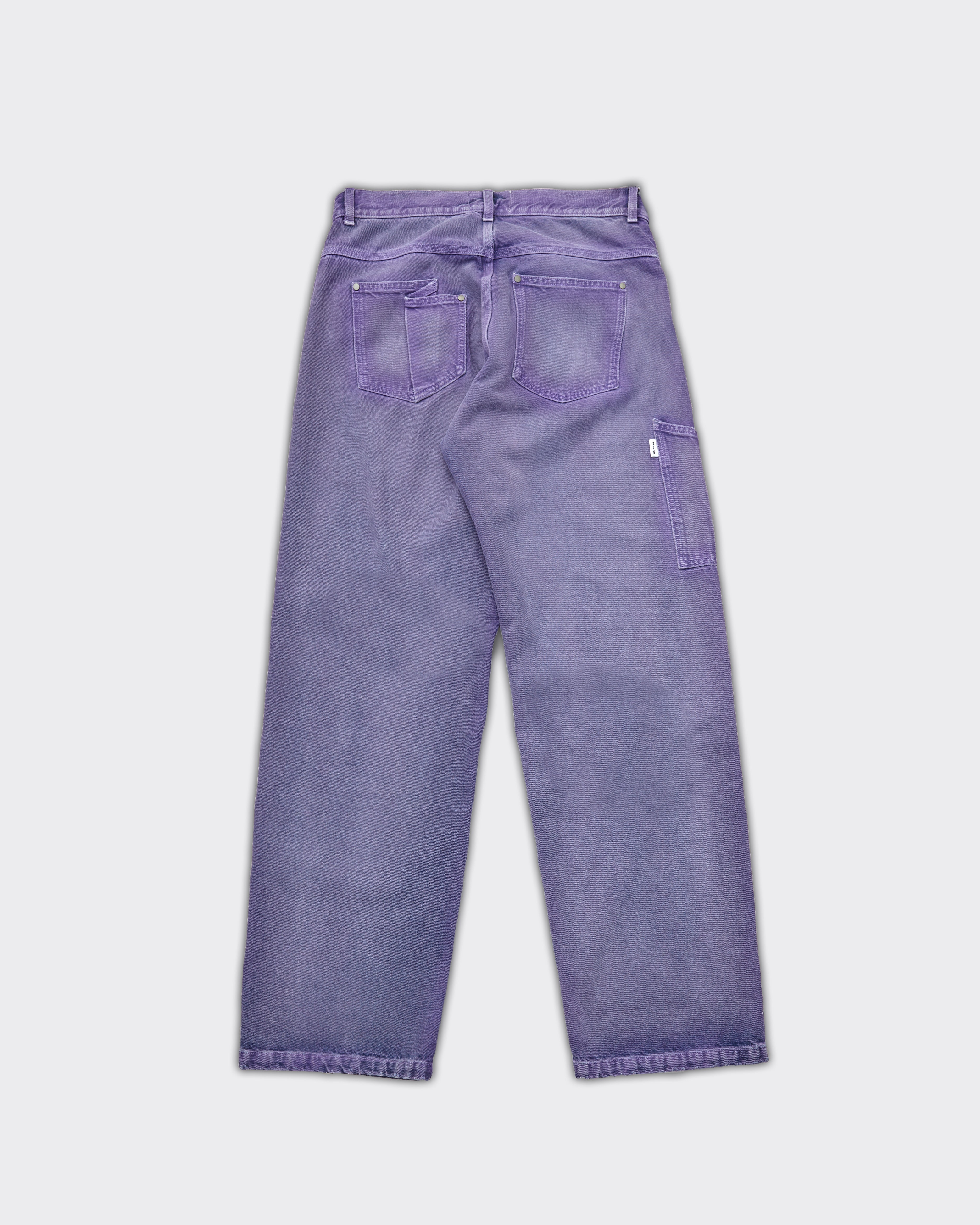 SUPER LOOSE FIT DYED Jeans Purple