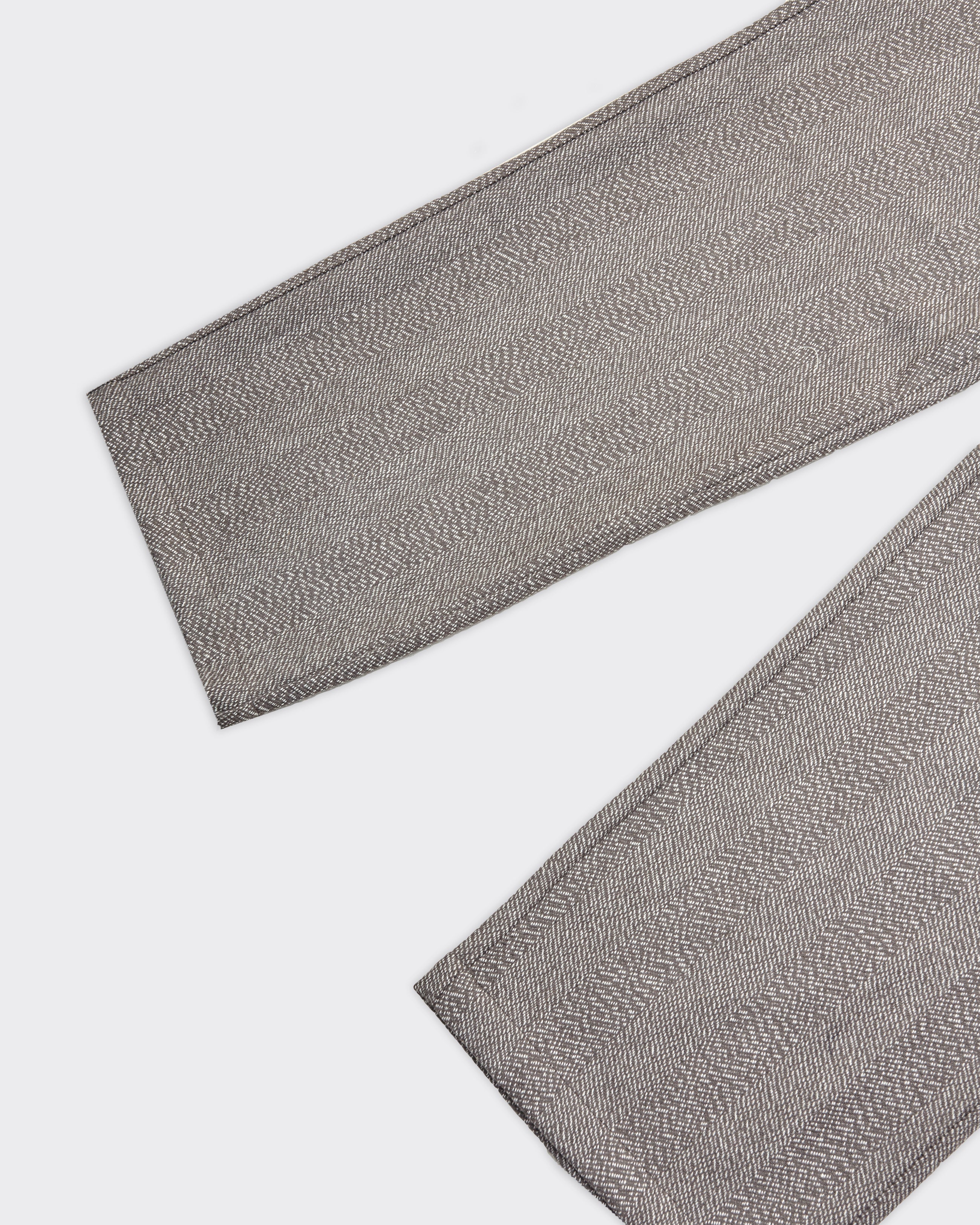 Houston Herringbone Light Grey/Light Desert Sand Trousers