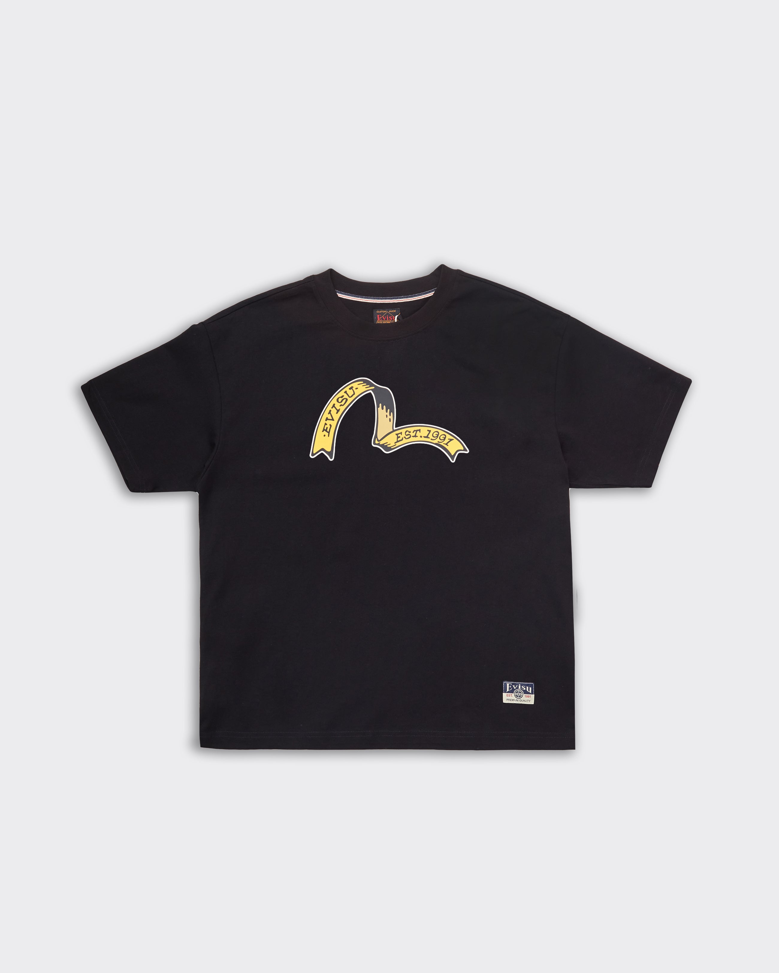 Seagull & Kamon T-Shirt Black