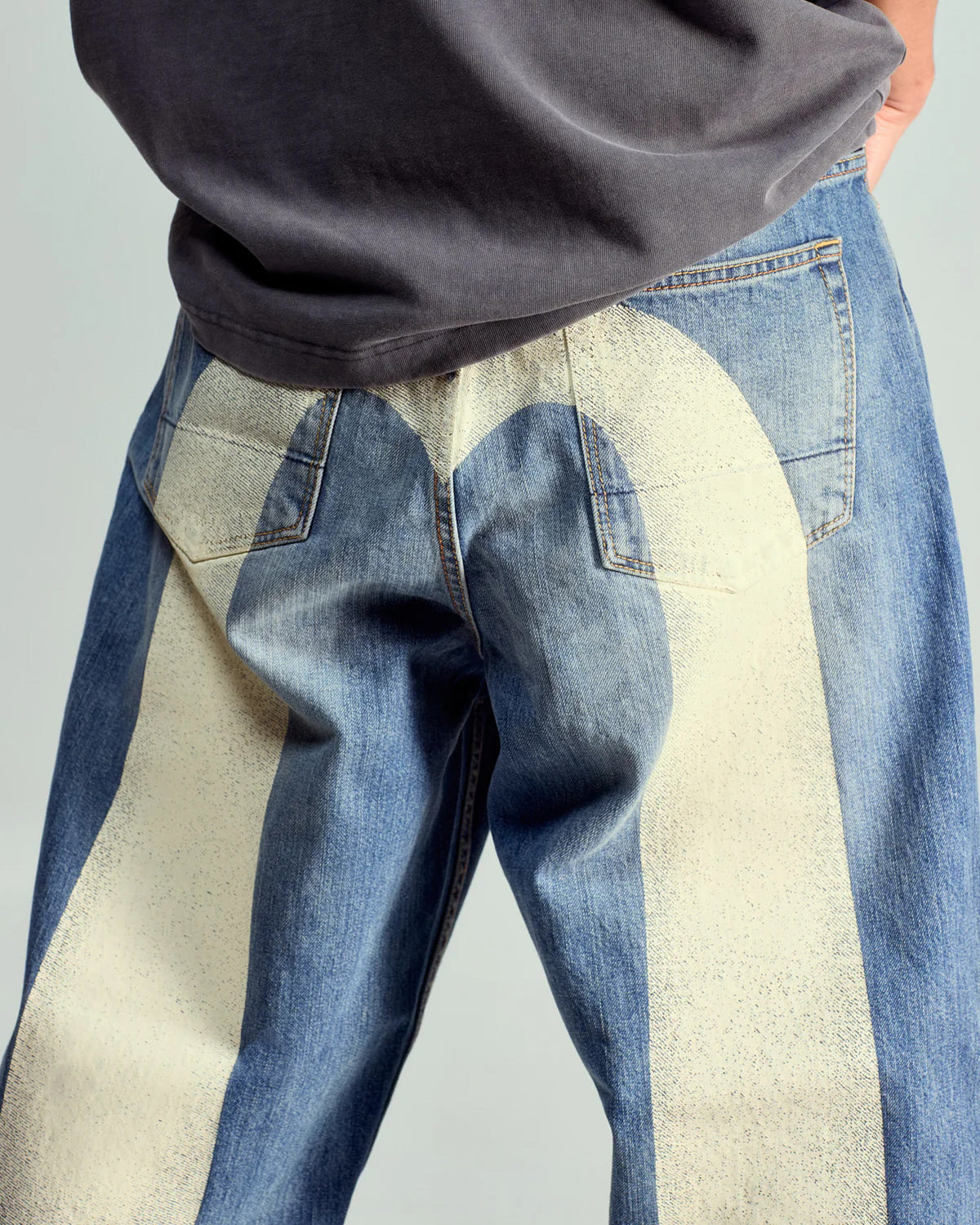 Jeans Ecru Daicock Loose Fit Mid Tone Indigo