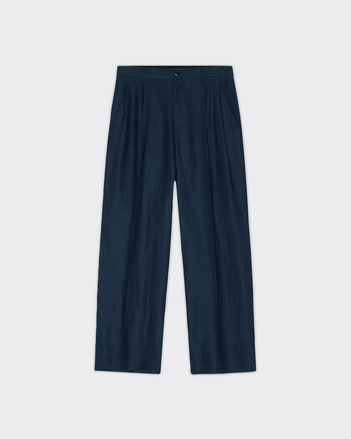 Pantalone Justin Linen Navy Blue
