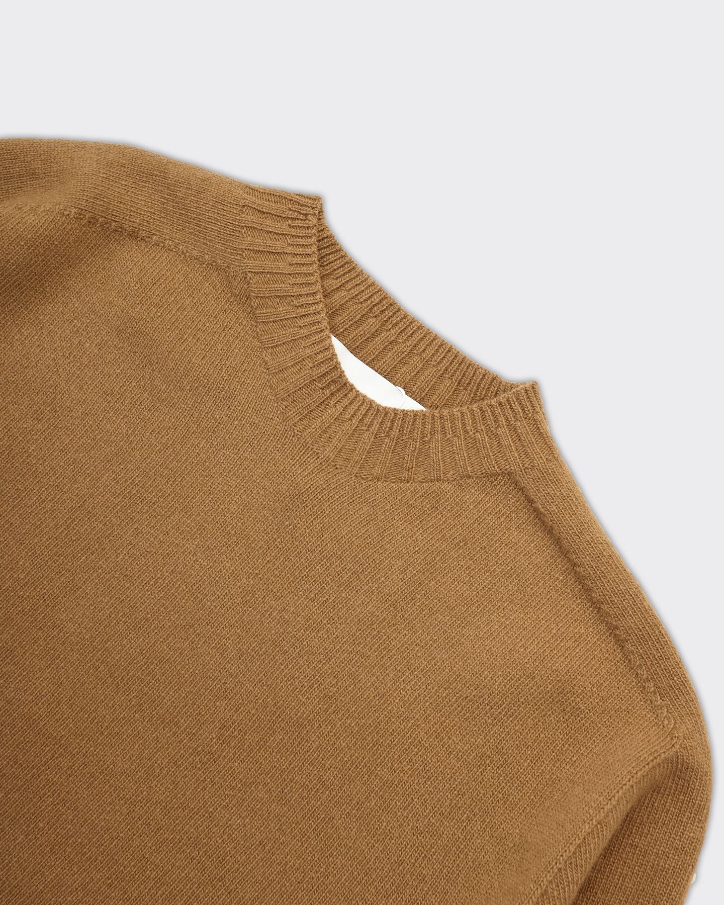 Maglione CASHMERE SADDLE NECK  Beige