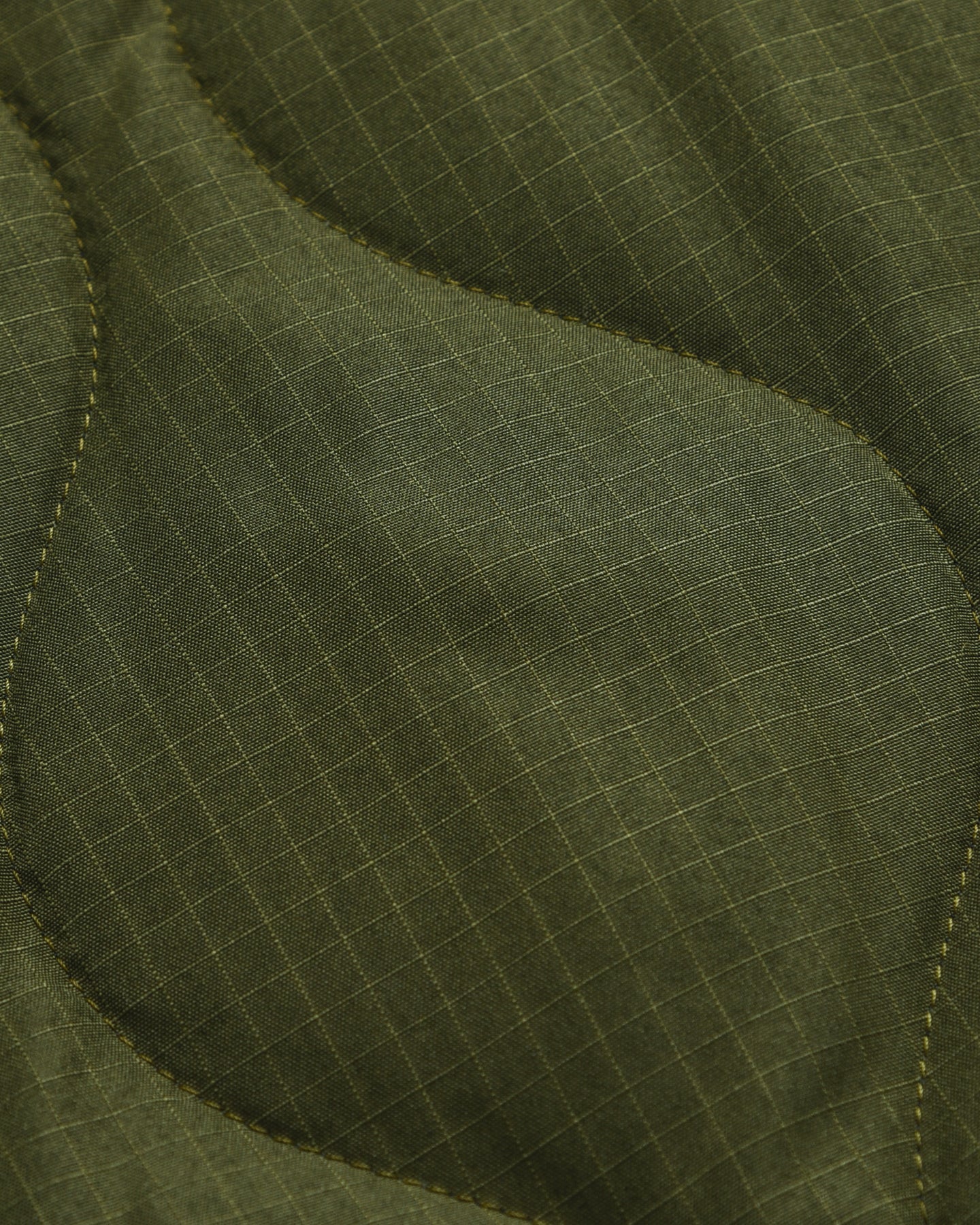 Vest V-Neck Military Reversible Dark Olive/Cream