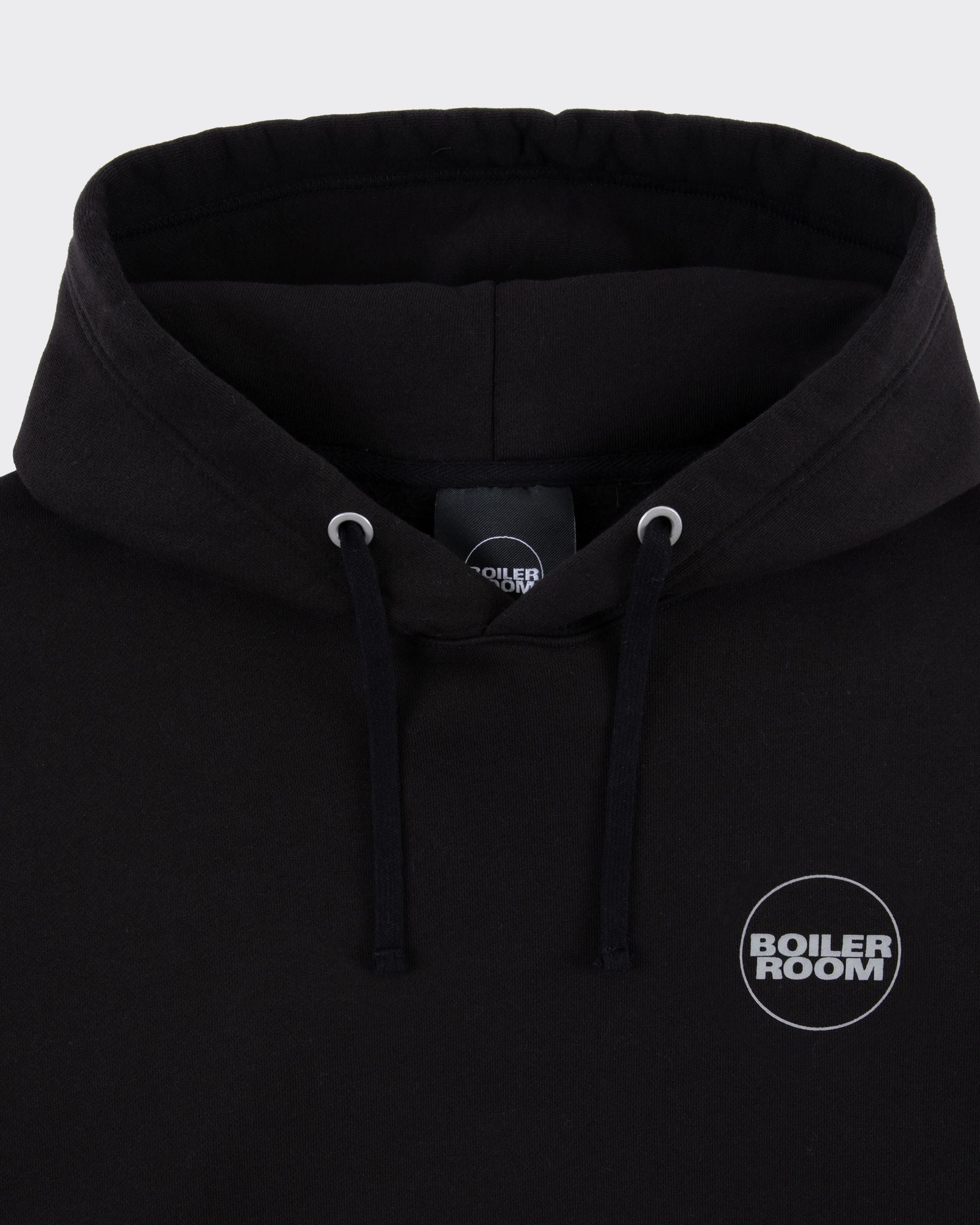 Felpa Con Cappuccio Core Logo 3M Nero