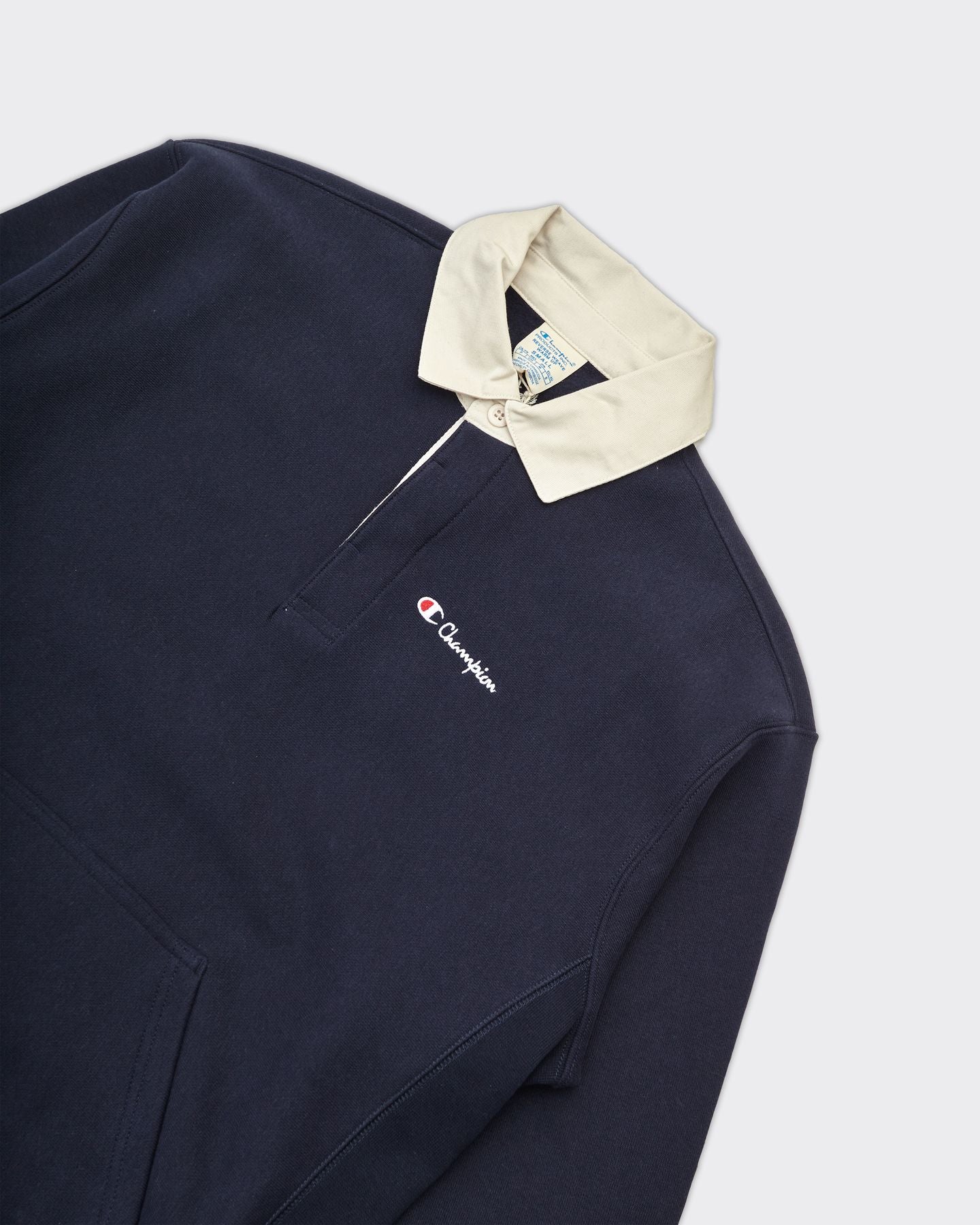 Sweatshirt Reverse Weave Polo Blue