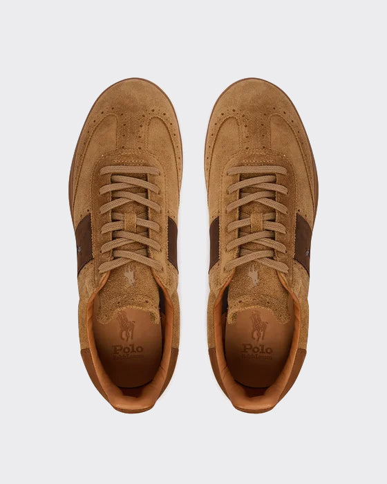 Sneaker Brogue Heritage Aera Suede Desert Tan
