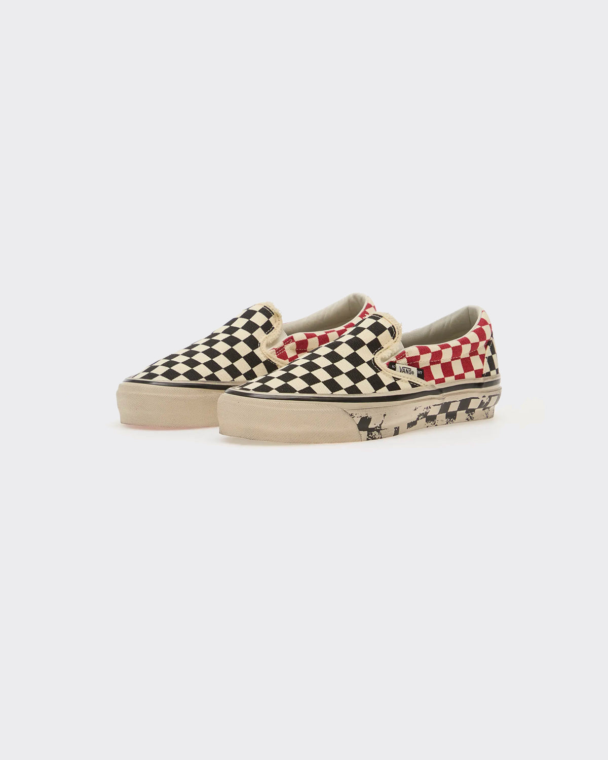 Sneakers Slip-On Act of Disagreement LX Classic 98 Black / Checkerboard