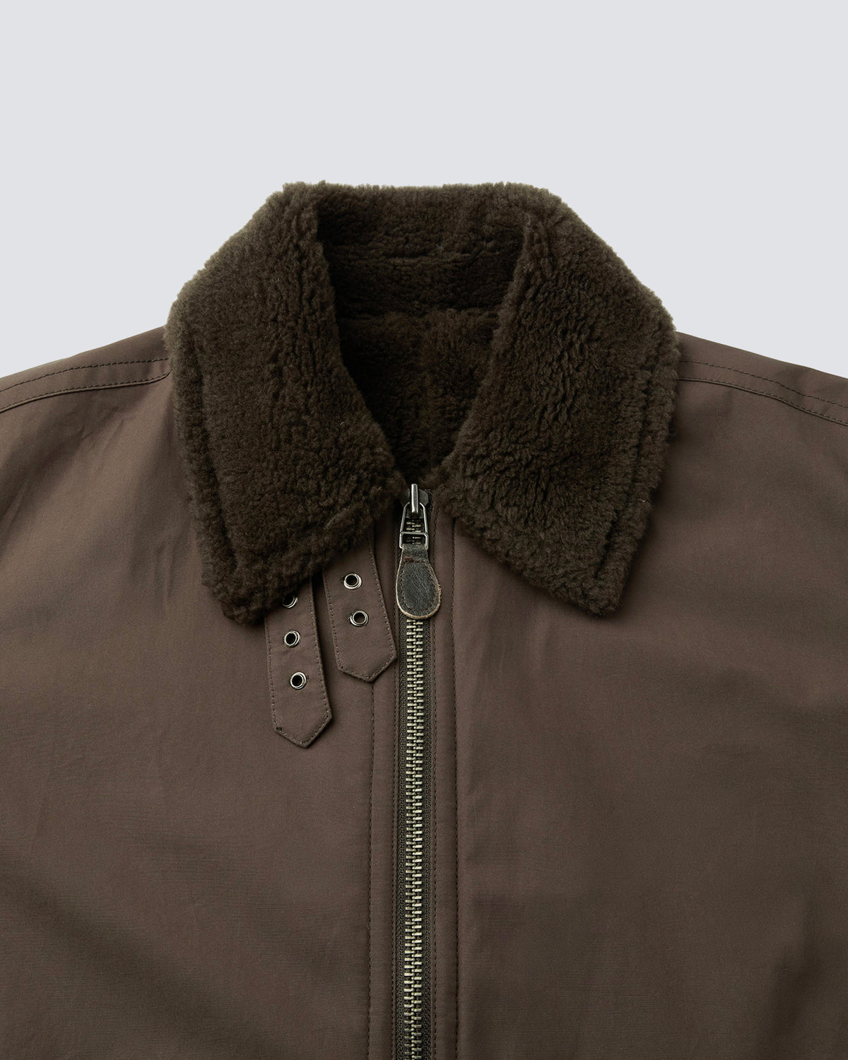 Giacca Fur Lined Cotton B-3 Dark Brown