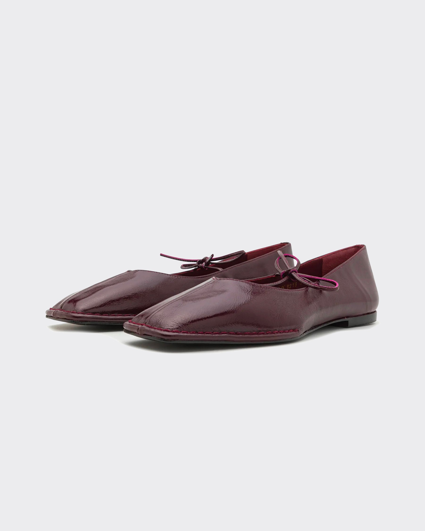 Ballerine Sway Leather Bordeaux