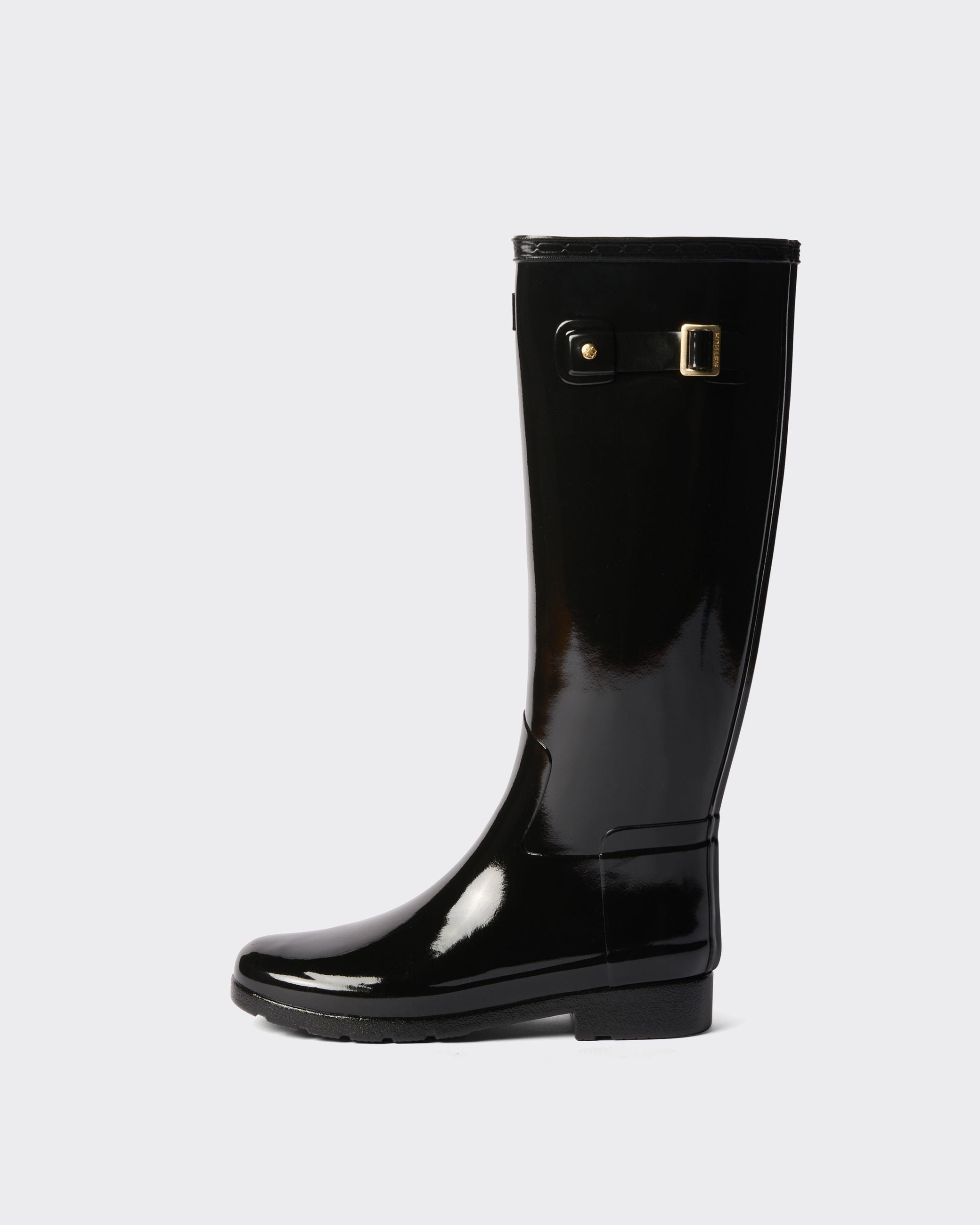Trim Tall Gloss Boot Refined Gold Nero