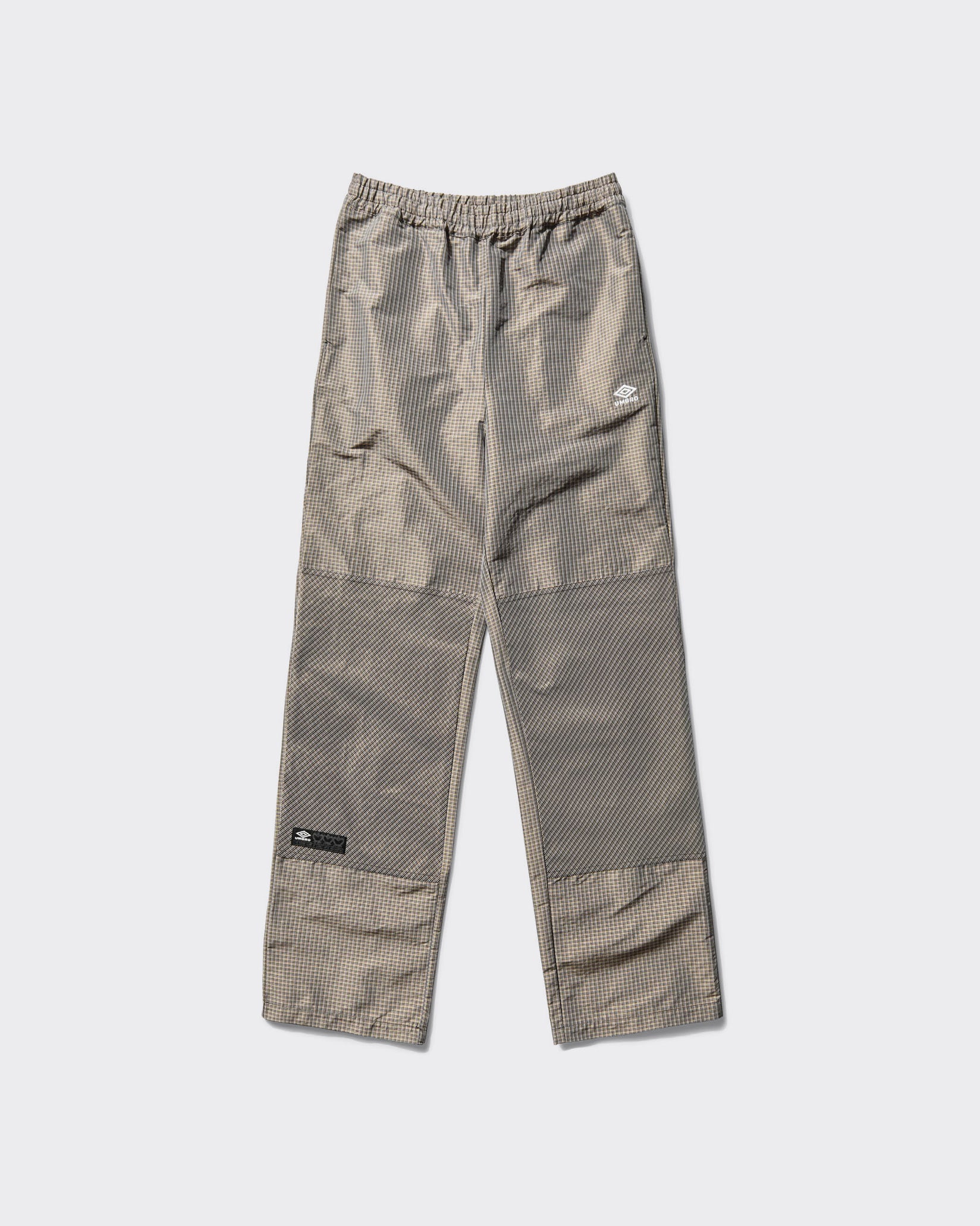 Track Pants Check Beige Black