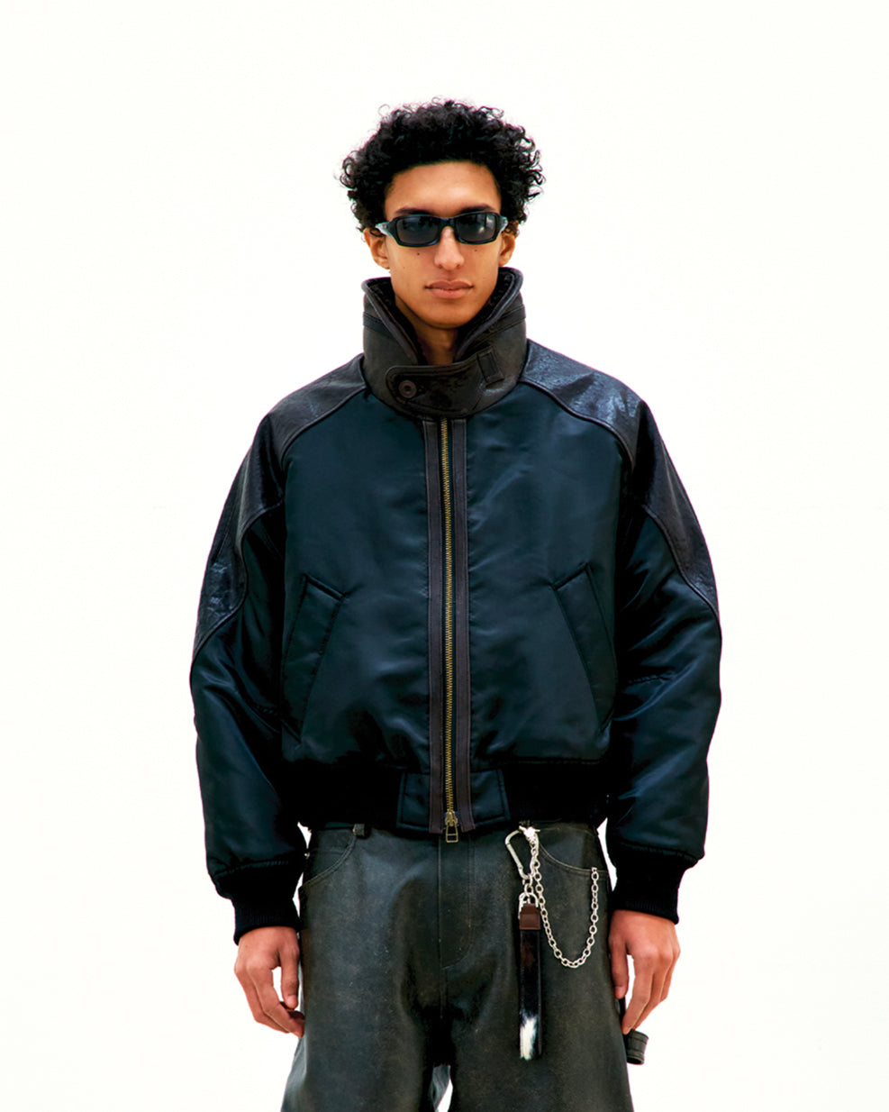 COOR High-neck shearling mixed MA-1 MUSINSA公式 | COOR High-neck