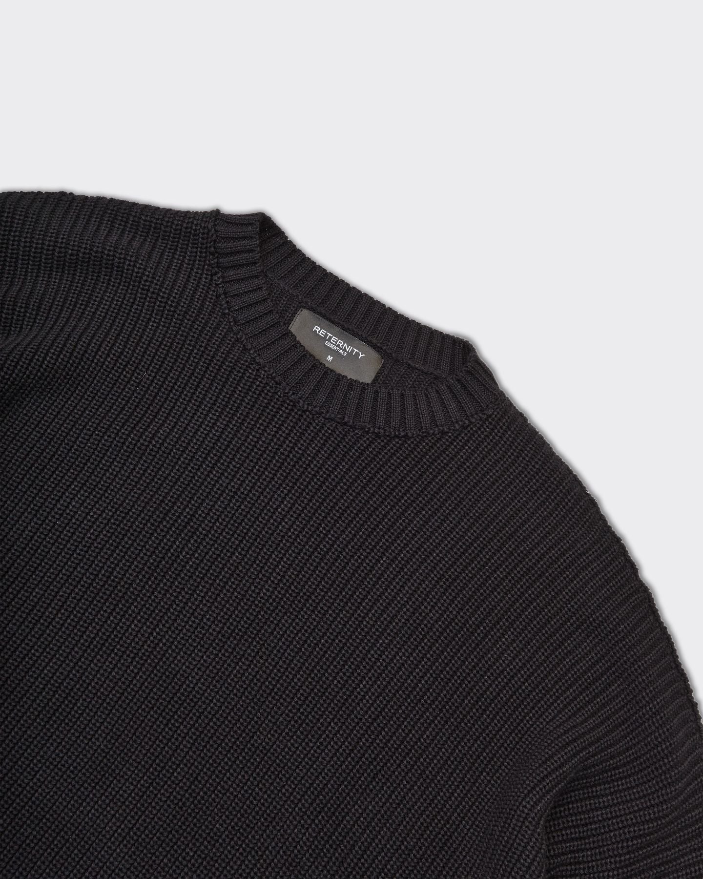 DPT CREATIVE KNIT JUMPER BLACK